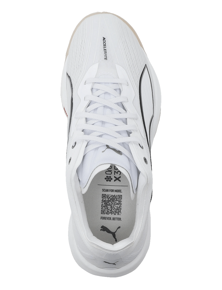 PUMA - Accelerate Nitro SQD 5 - indendørs sportssko - puma white-puma black-sugared almond - 3