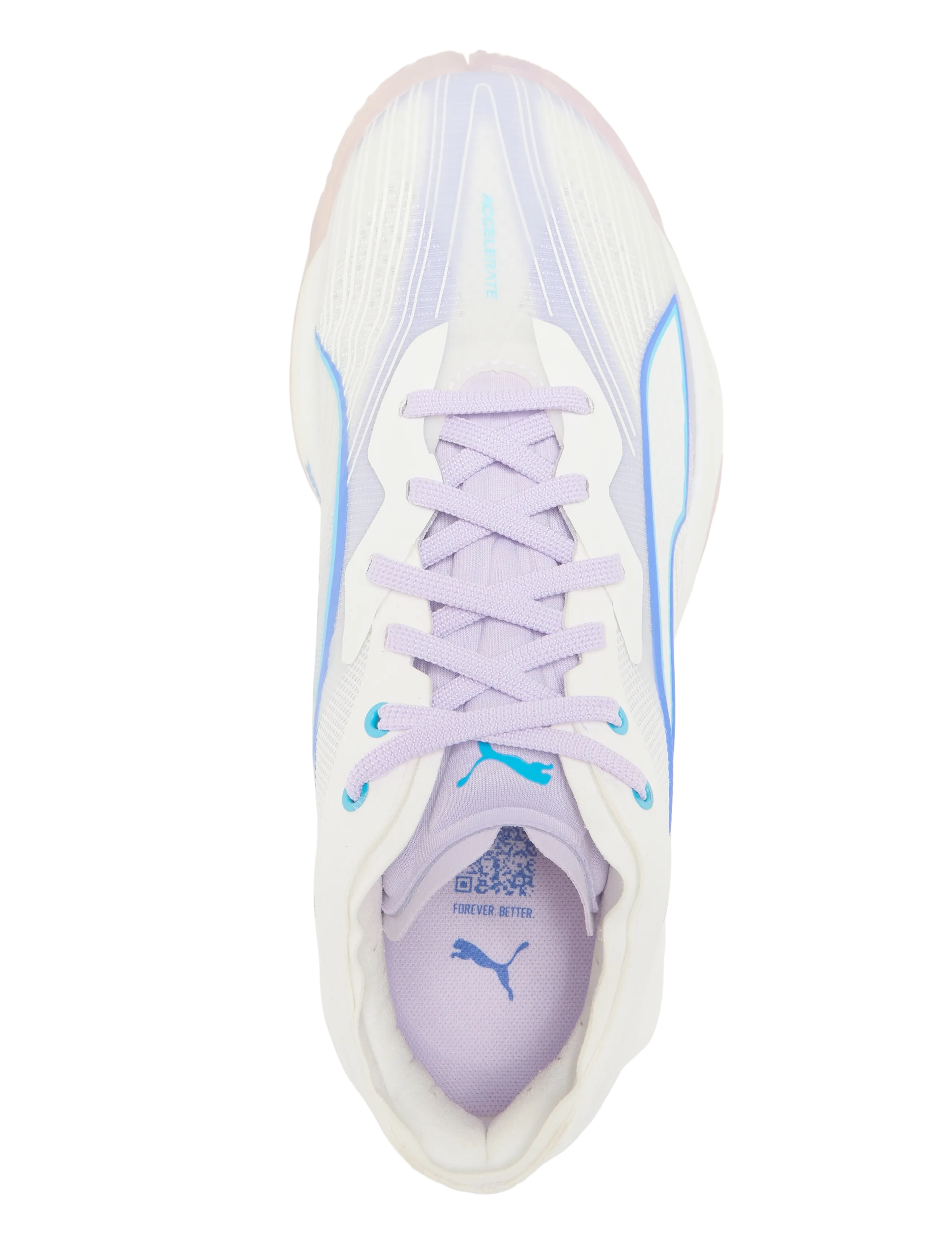 PUMA - Accelerate Nitro SQD 5 W+ - trainingsschuhe - puma white-royal sapphire-light lavender - 3
