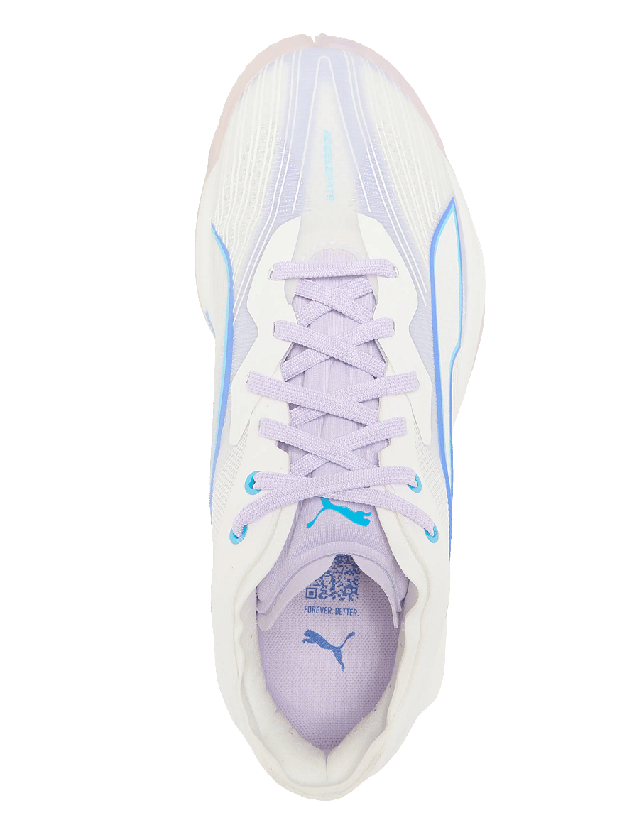 PUMA - Accelerate Nitro SQD 5 W+ - trainingsschuhe - puma white-royal sapphire-light lavender - 3