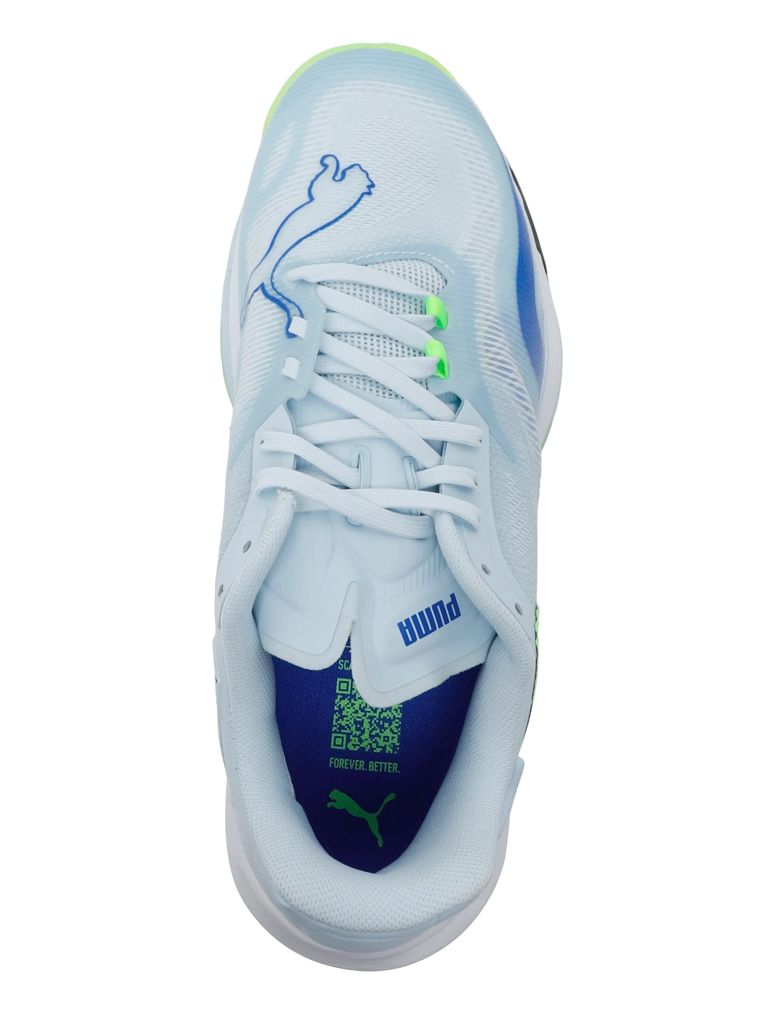 PUMA - Vantage Nitro 2 - indendørs sportssko - aqua glow-puma black-green glare - 3