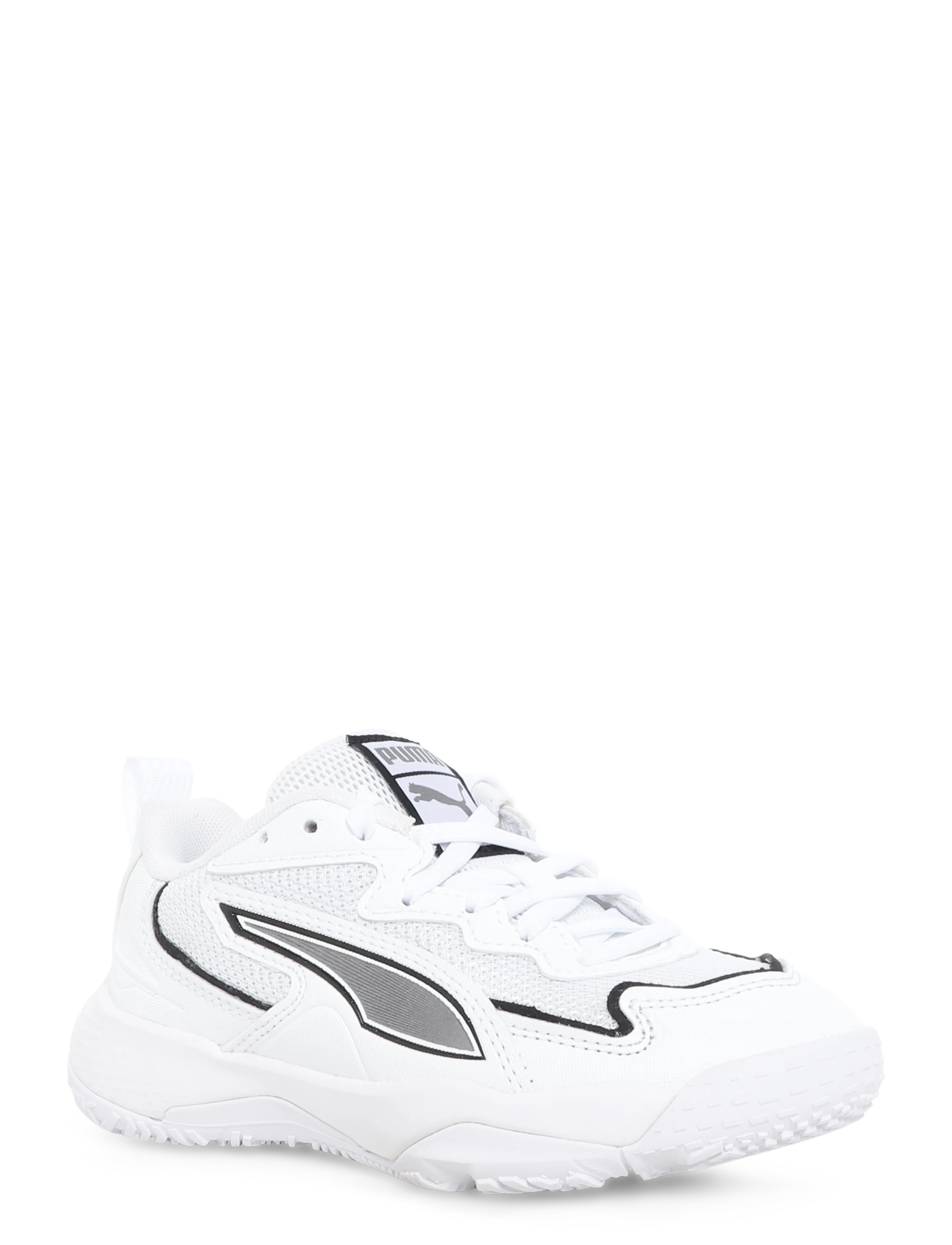 PUMA Solarflash 4 Jr - Skor - PUMA WHITE-PUMA AGED SILVER / white