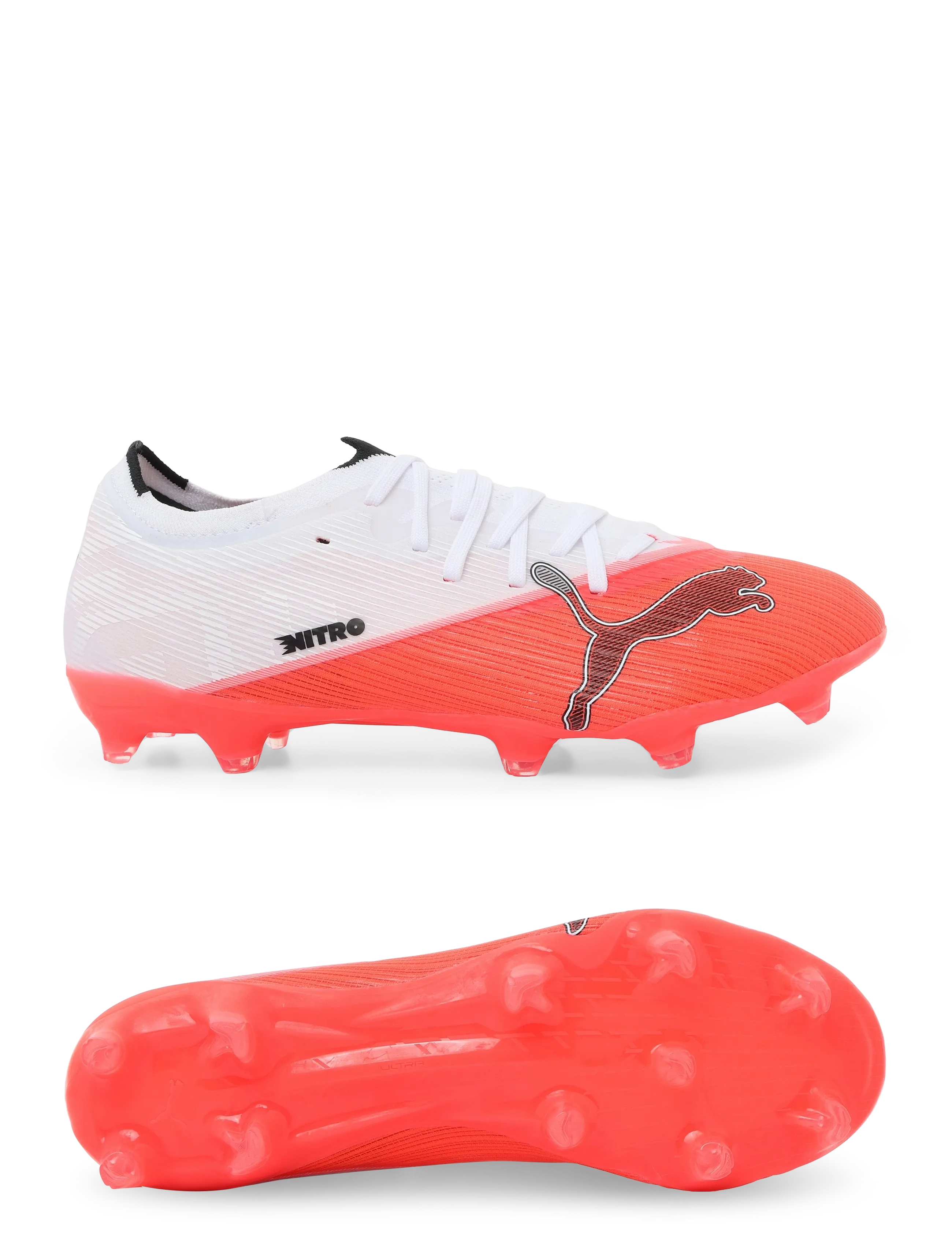 PUMA ULTRA NITRO 7 MATCH FG/AG - Football boots - ULTRA RED-PUMA BLACK-PUMA WHITE / red