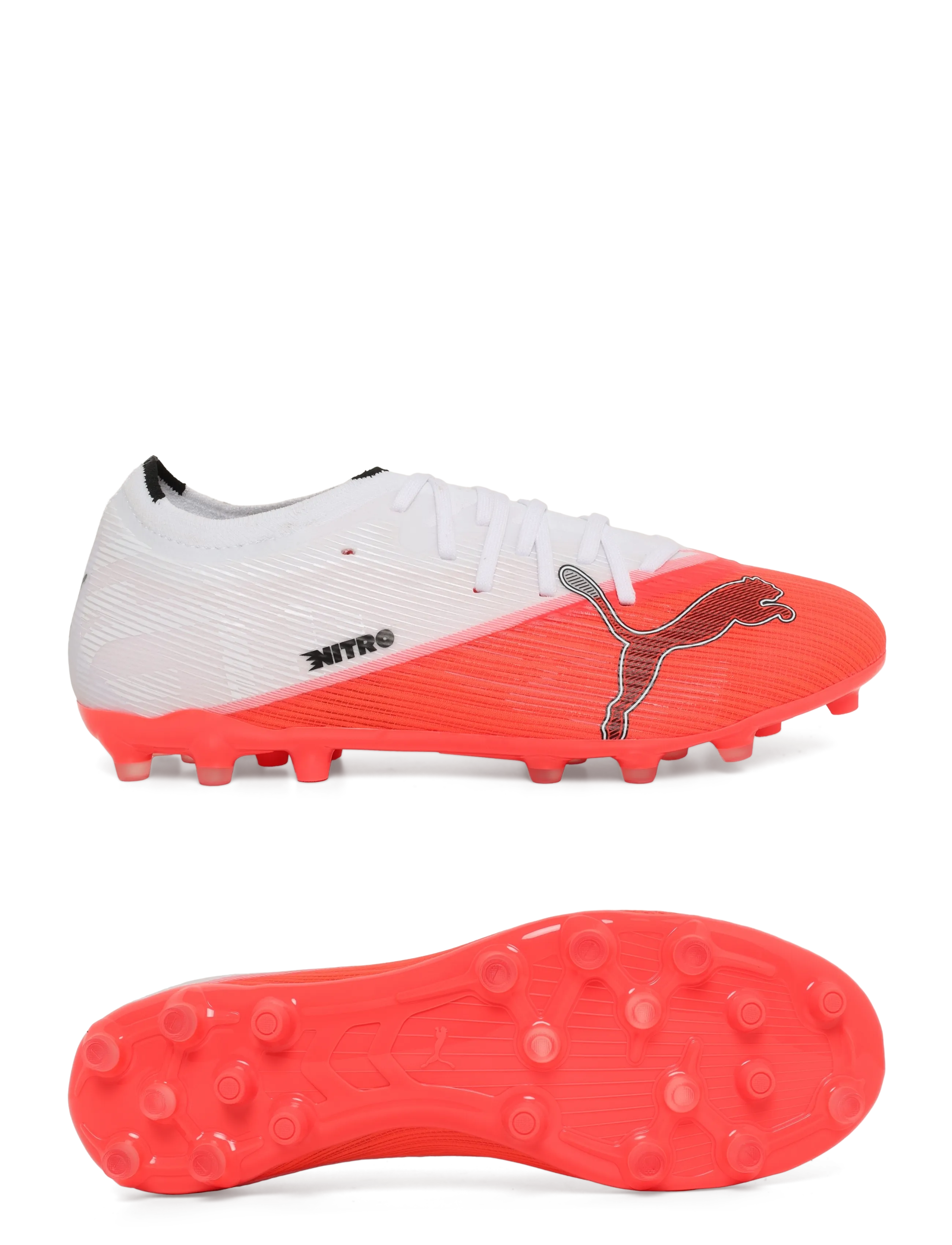 PUMA ULTRA NITRO 7 MATCH MG - Fußballstiefel - ULTRA RED-PUMA BLACK-PUMA WHITE / red