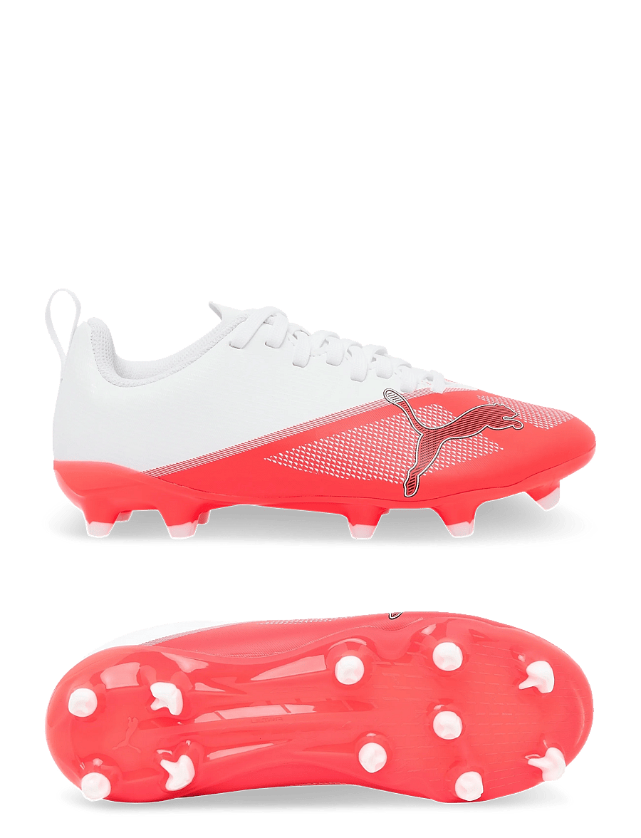 PUMA - ULTRA 7 PLAY FG/AG Jr - tøj - ultra red-puma black-puma white - 0