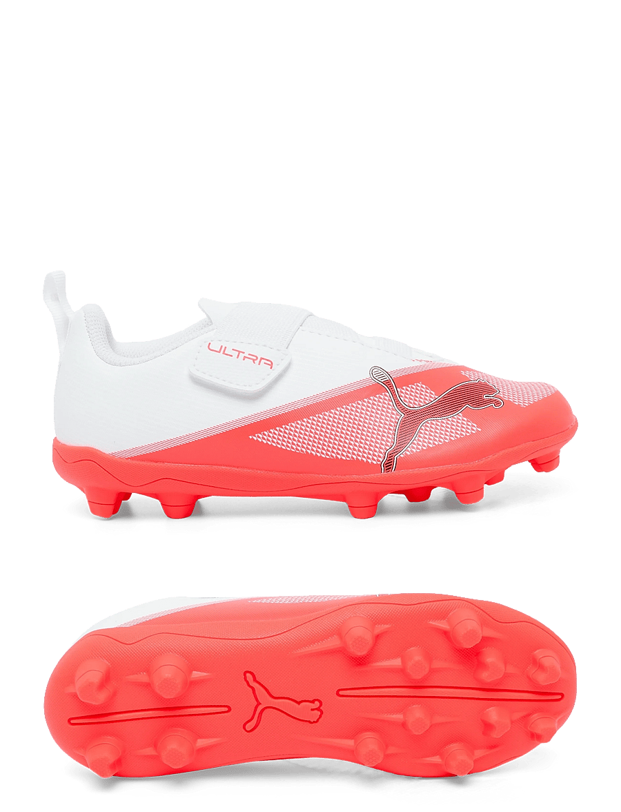 PUMA - ULTRA 7 PLAY V FG/AG RB Jr - tøj - ultra red-puma black-puma white - 0