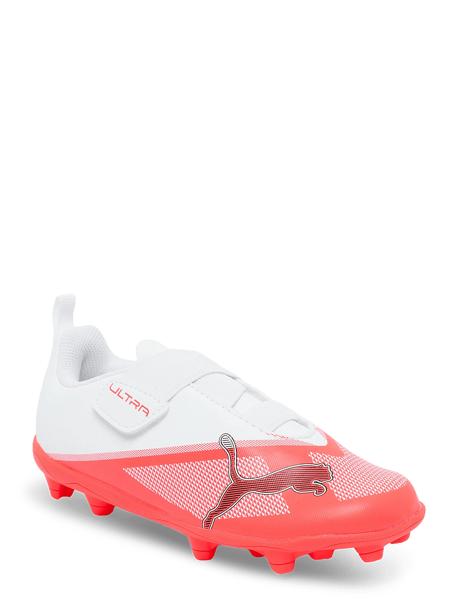 PUMA - ULTRA 7 PLAY V FG/AG RB Jr - tøj - ultra red-puma black-puma white - 1