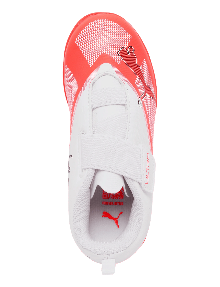 PUMA - ULTRA 7 PLAY V FG/AG RB Jr - tøj - ultra red-puma black-puma white - 3