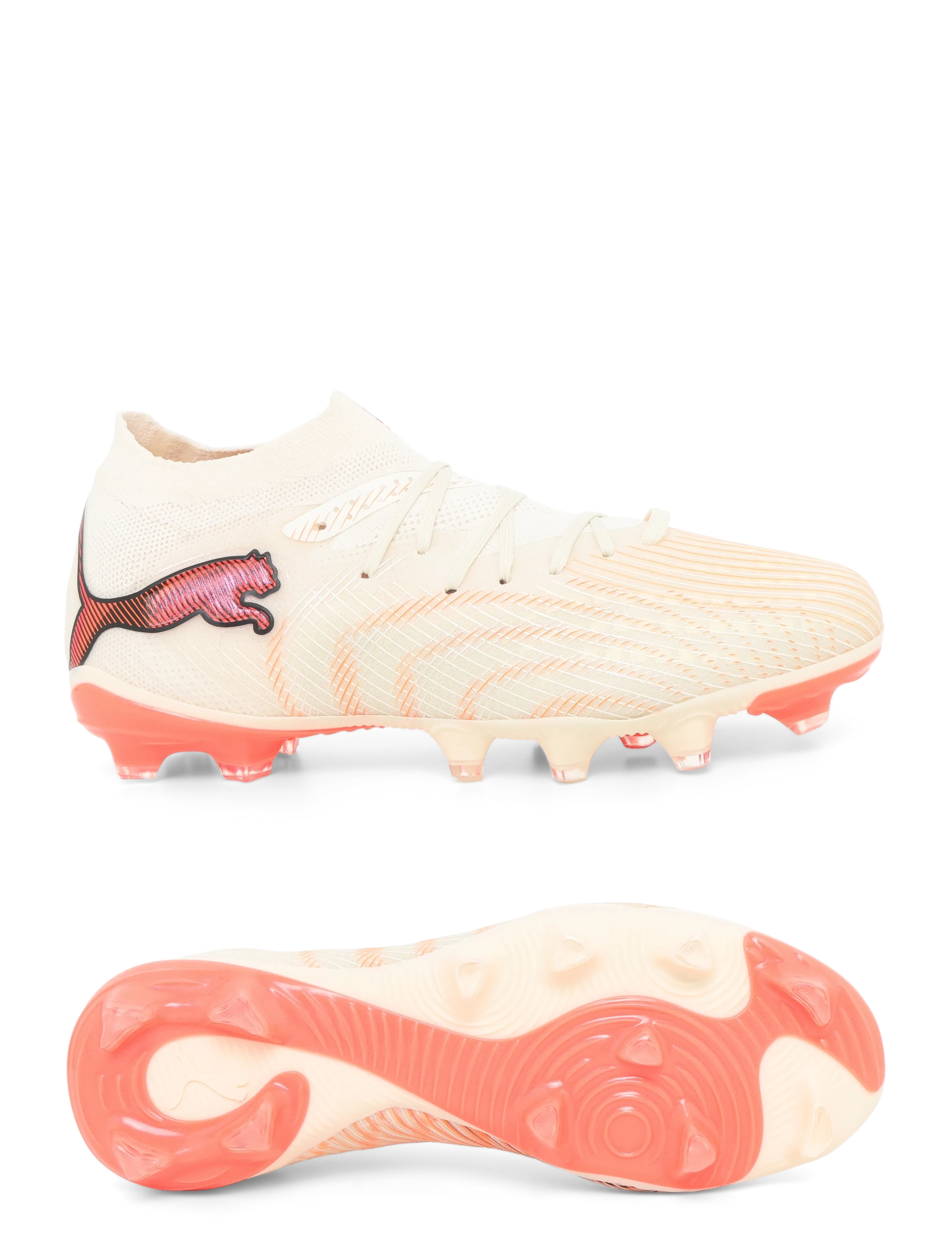 PUMA FUTURE 9 PRO FG/AG Wn s - Bestsellere Sport - SUGARED ALMOND-PUMA WHITE-ULTRA RED-PUMA BLACK / cream