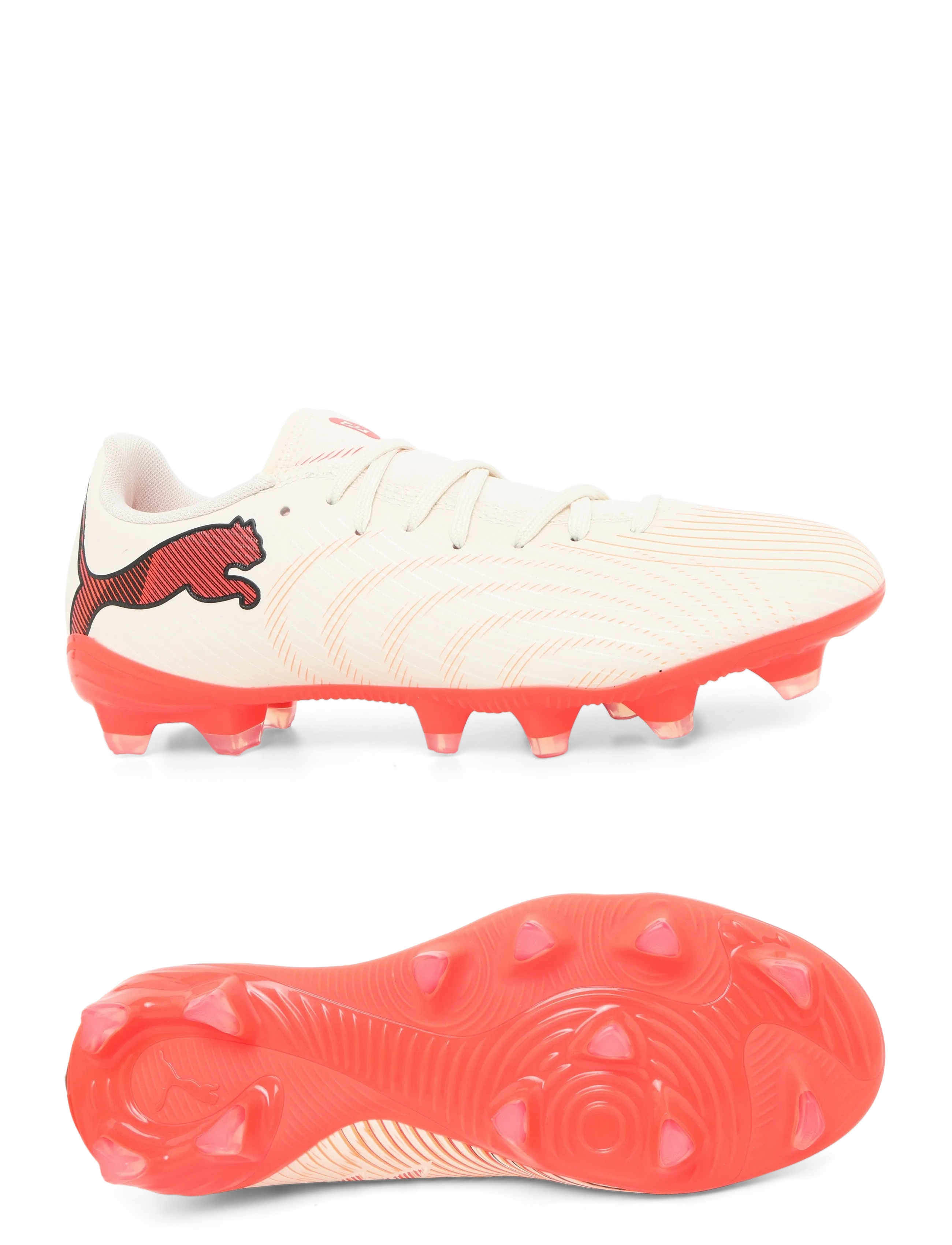 PUMA FUTURE 9 PLAY FG/AG Wn s - Bestsellere Sport - SUGARED ALMOND-PUMA WHITE-ULTRA RED-PUMA BLACK / cream