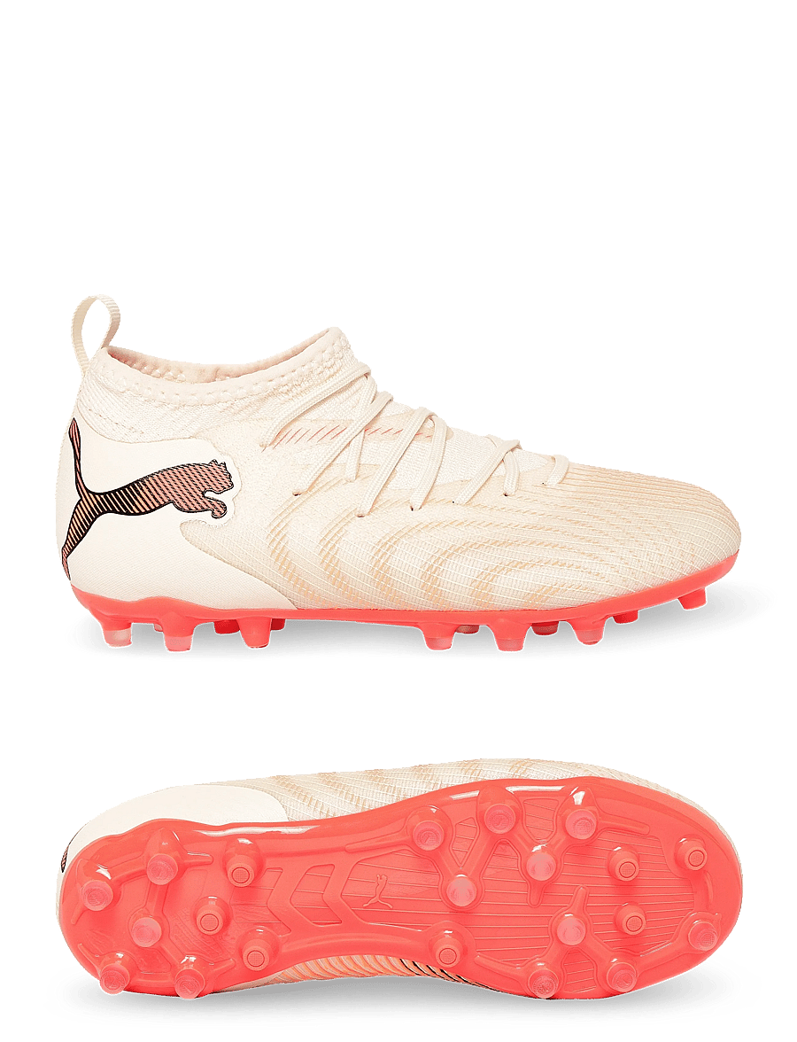 PUMA - FUTURE 9 MATCH MG Jr - tøj - sugared almond-puma white-ultra red-puma black - 0