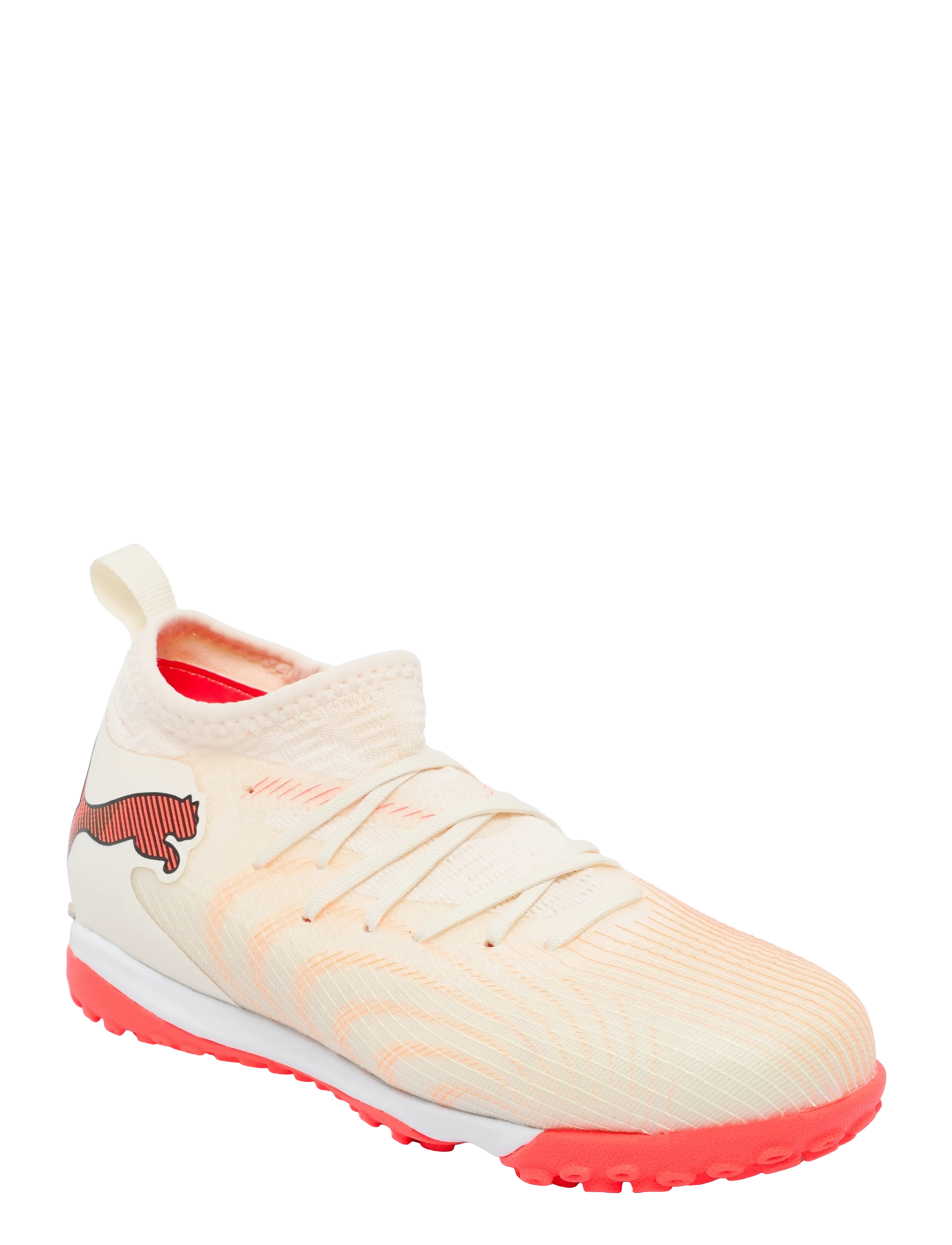 PUMA FUTURE 9 MATCH TT + Mid Jr - Tagasi kooli - SUGARED ALMOND-PUMA WHITE-ULTRA RED-PUMA BLACK / cream