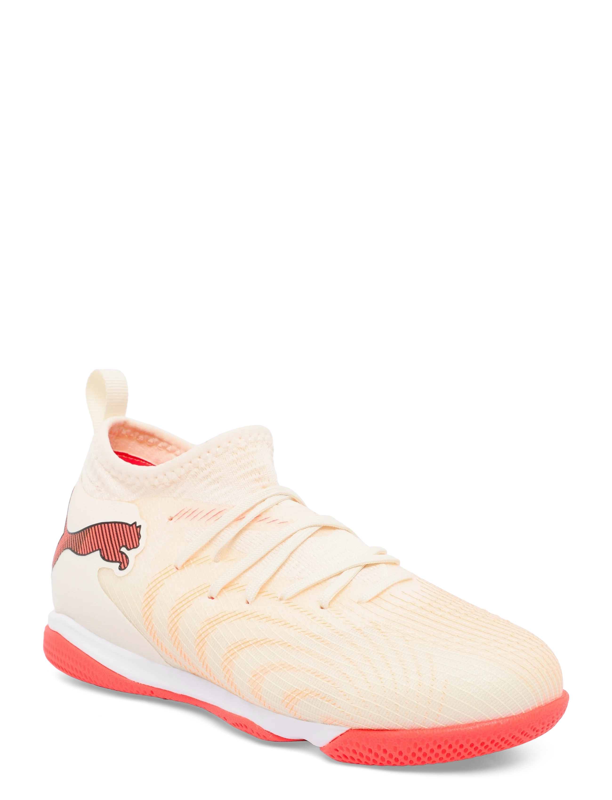 PUMA FUTURE 9 MATCH IT + Mid Jr - Tagasi kooli - SUGARED ALMOND-PUMA WHITE-ULTRA RED-PUMA BLACK / cream