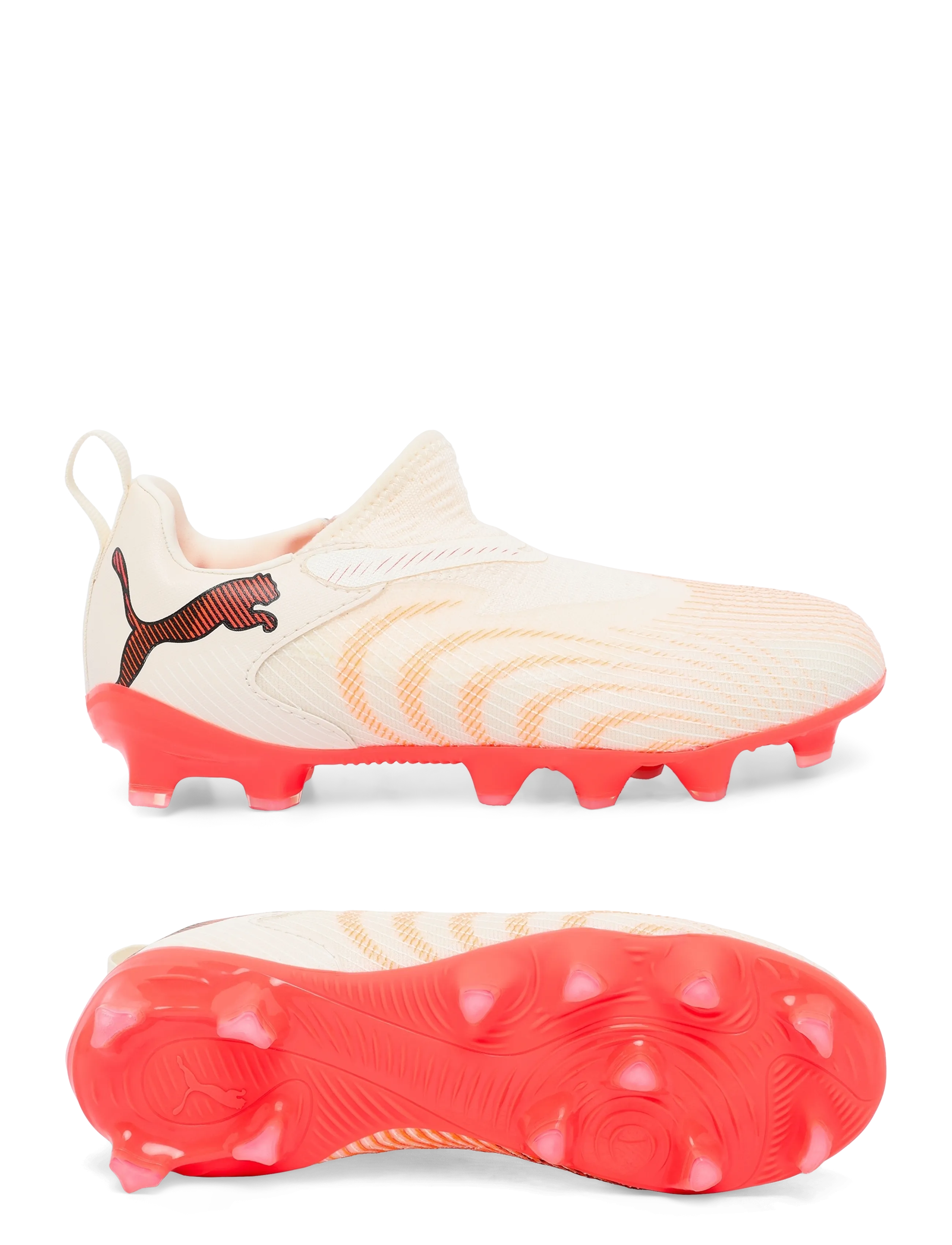 PUMA FUTURE 9 MATCH LL FG/AG Jr - Tagasi kooli - SUGARED ALMOND-PUMA WHITE-ULTRA RED-PUMA BLACK / cream