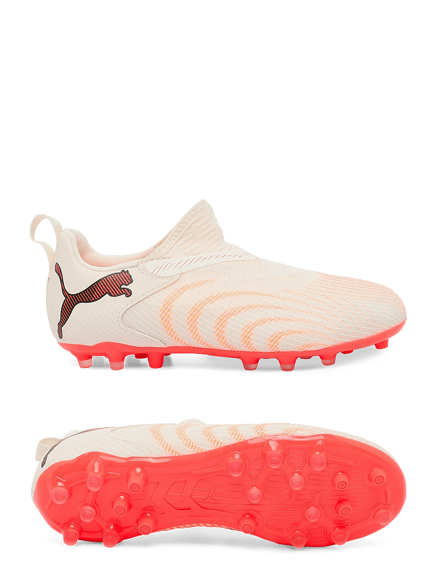 PUMA - FUTURE 9 MATCH LL MG Jr - riided - sugared almond-puma white-ultra red-puma black - 0