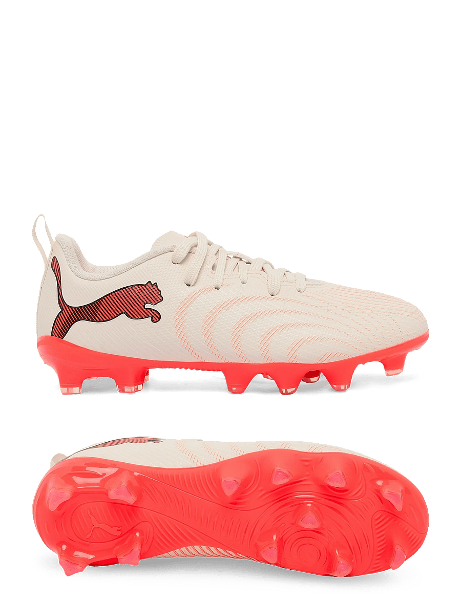 PUMA - FUTURE 9 PLAY FG/AG Jr - riided - sugared almond-puma white-ultra red-puma black - 0