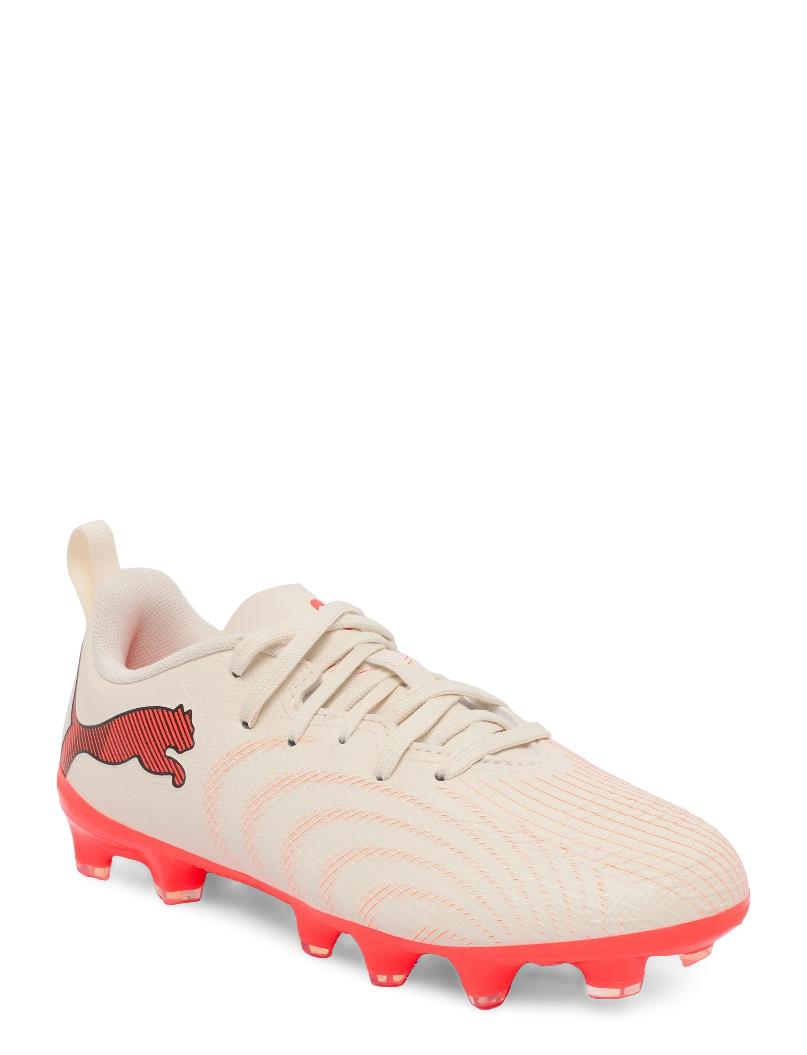 PUMA - FUTURE 9 PLAY FG/AG Jr - riided - sugared almond-puma white-ultra red-puma black - 1