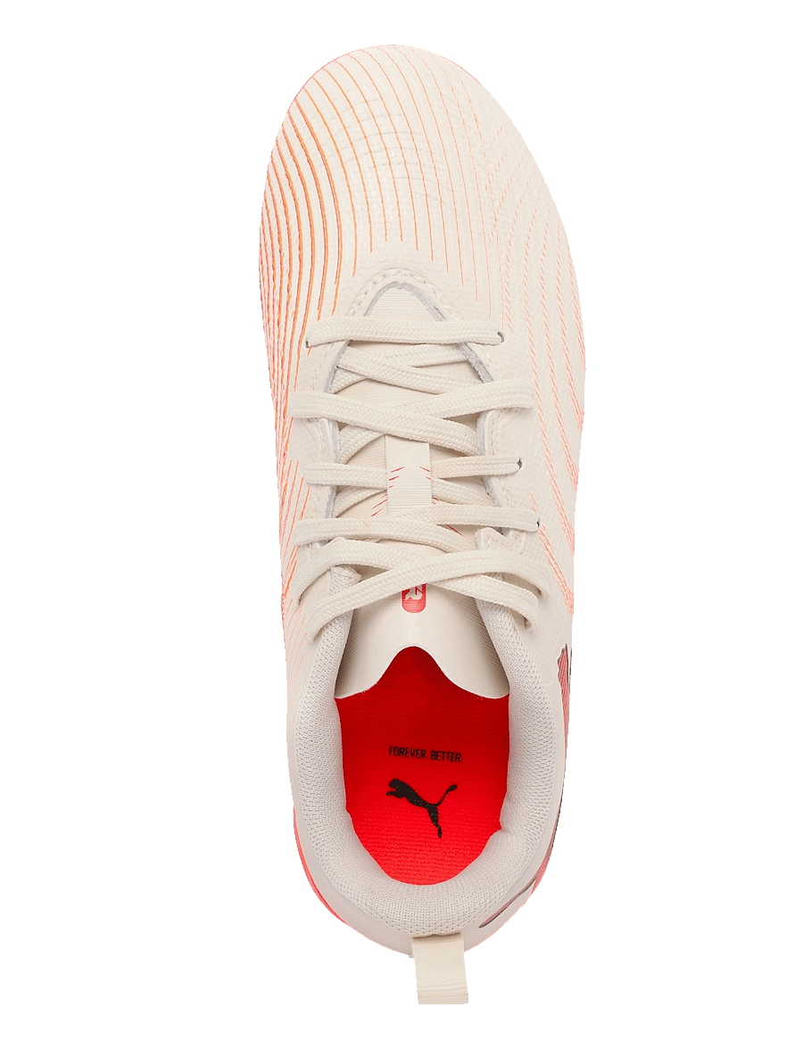 PUMA - FUTURE 9 PLAY FG/AG Jr - riided - sugared almond-puma white-ultra red-puma black - 3