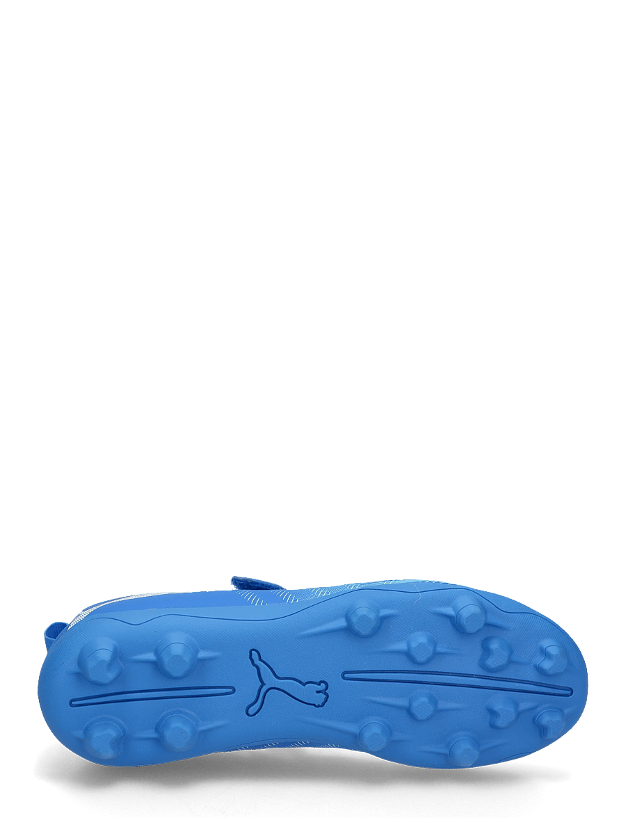 PUMA - FUTURE 9 PLAY V FG/AG RB Jr - kläder - ultra blue-puma white-luminous blue-fizzy melon - 4