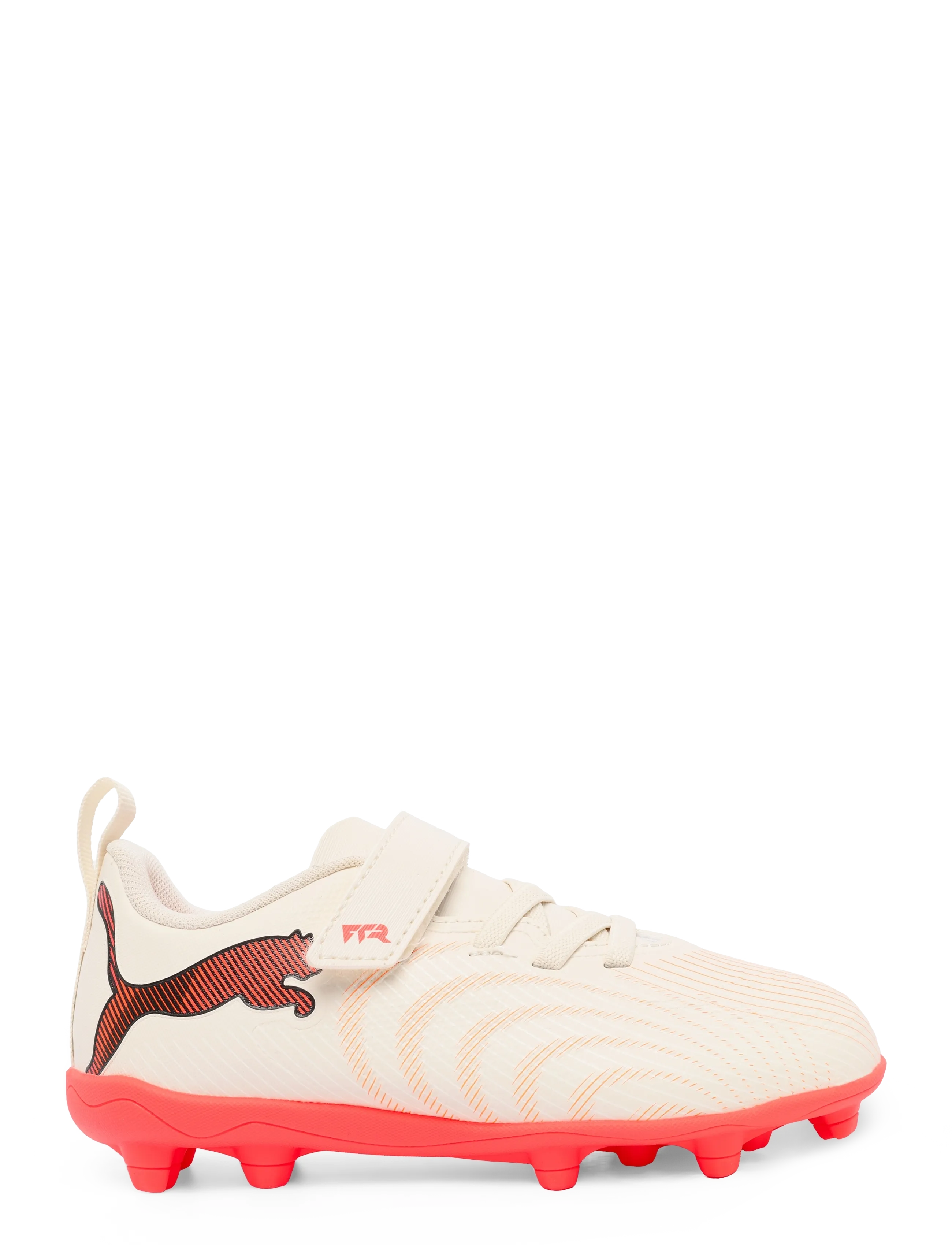 PUMA FUTURE 9 PLAY V FG/AG RB Jr - Sko - SUGARED ALMOND-PUMA WHITE-ULTRA RED-PUMA BLACK / cream