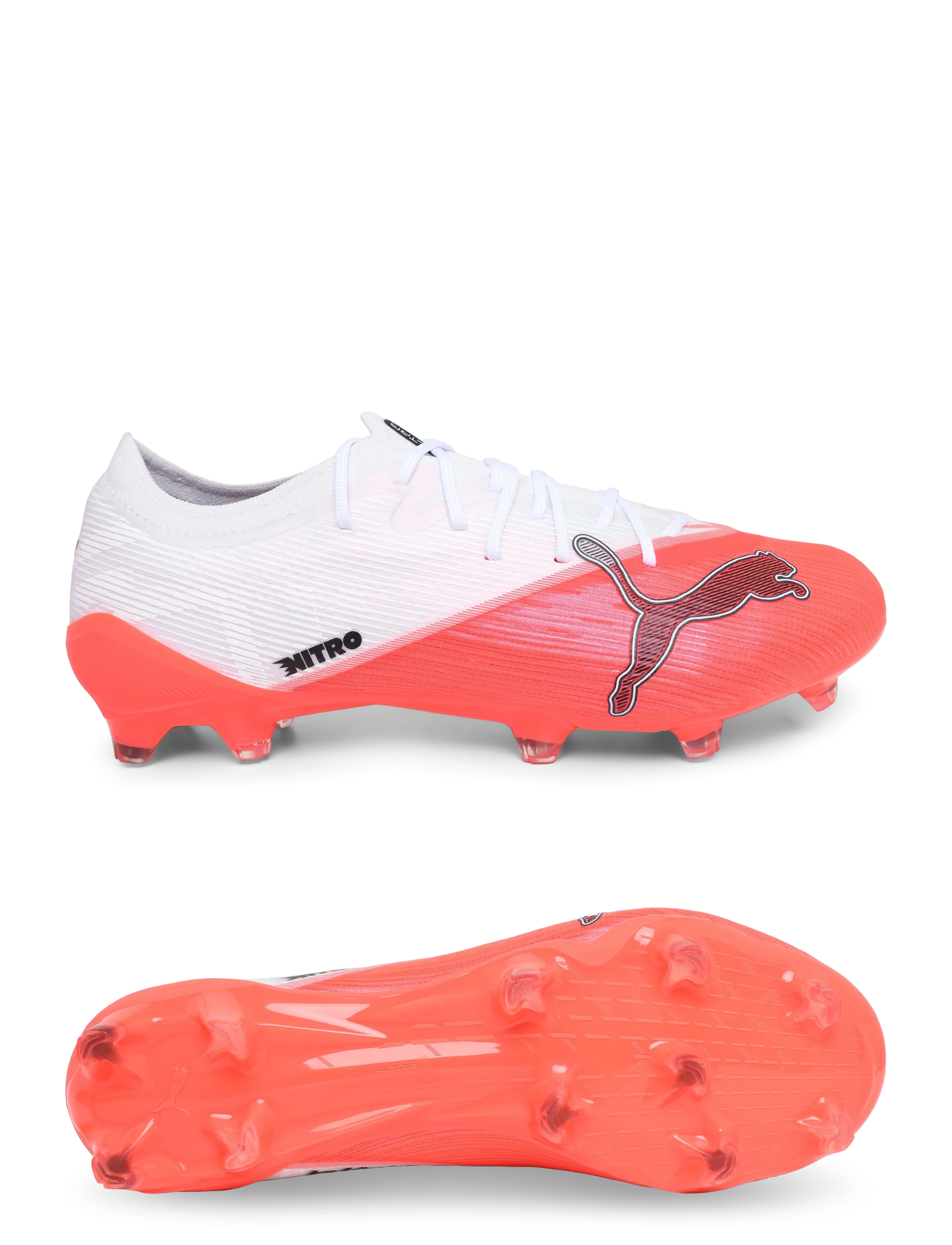 PUMA ULTRA NITRO 7 PRO FG - Streetstyle - ULTRA RED-PUMA BLACK-PUMA WHITE / red
