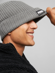 PUMA - Ribbed Classic Cuff Beanie - cepures - smoked pearl - 3