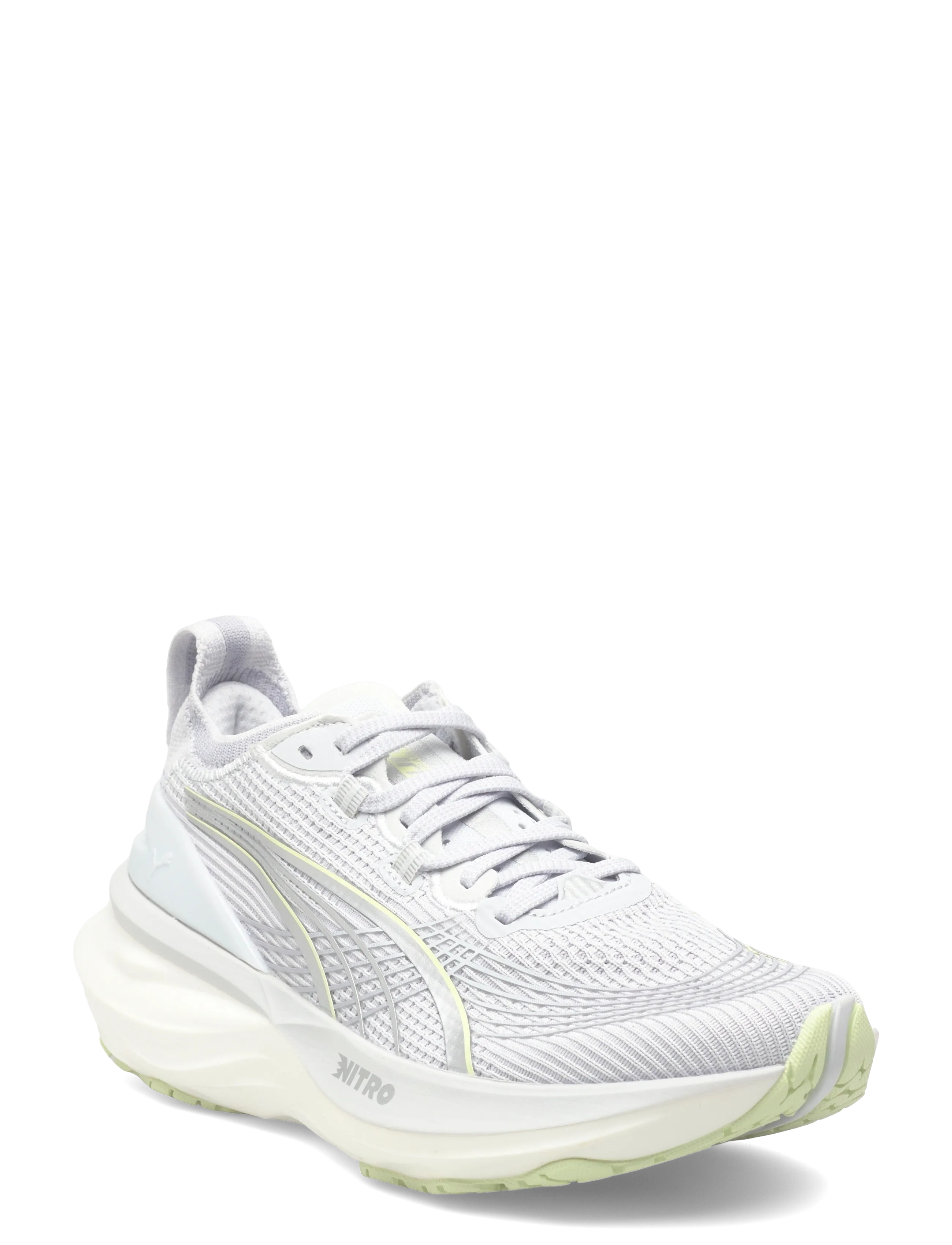 PUMA ForeverRun NITRO 2 Wn - Sko - SILVER MIST-APPLE SPRITZ / white
