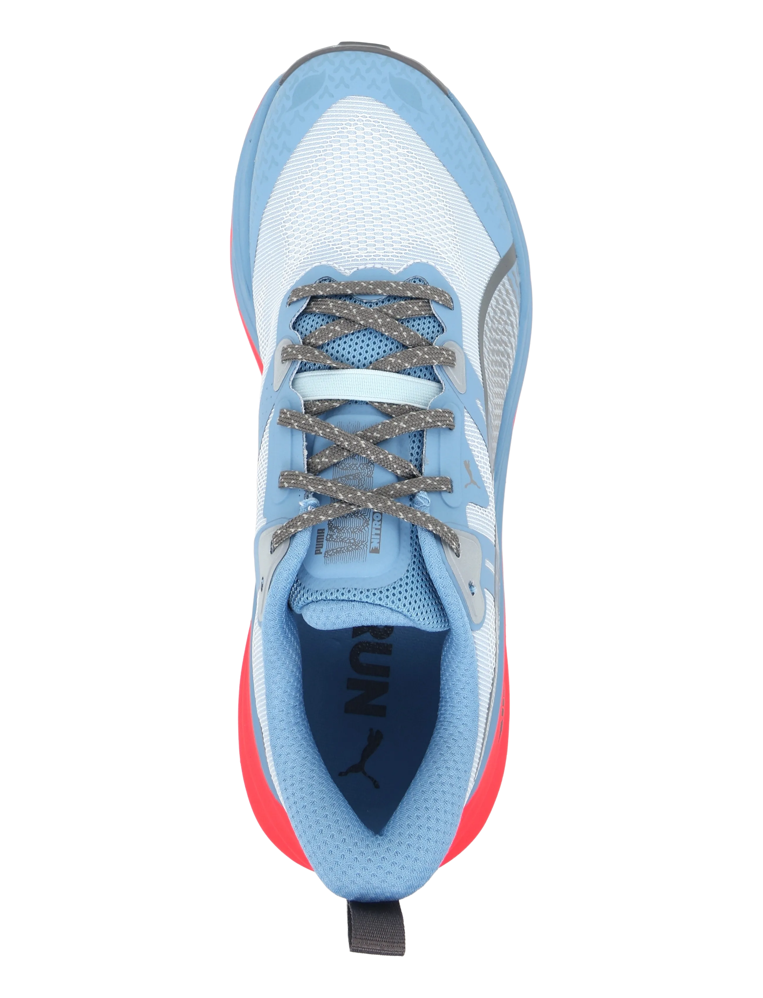 PUMA - Voyage NITRO 4 - löparskor - zen blue-ultra red-mouse gray - 3