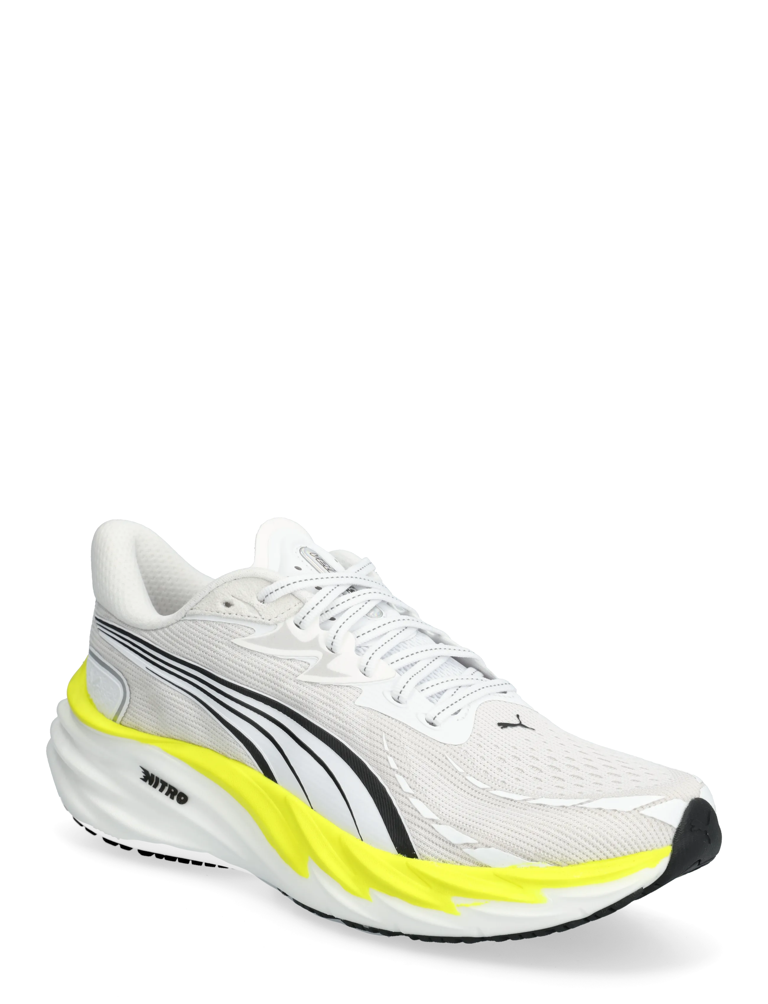 PUMA Velocity NITRO 4 - Laufschuhe - PUMA WHITE-LUX LIME / white