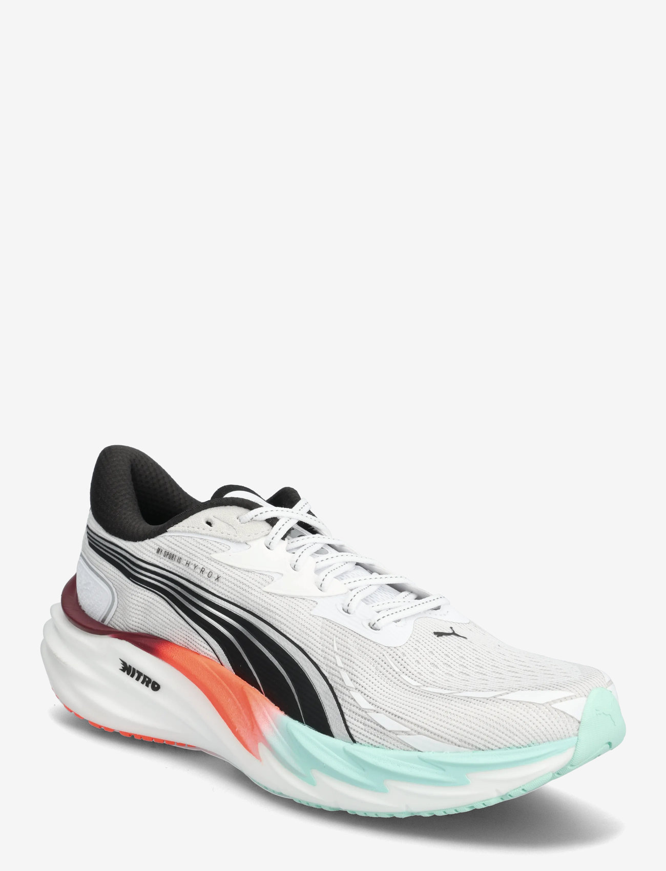 PUMA - Velocity NITRO 4 HYROX - running shoes - puma white-mint melt-glowing red - 0
