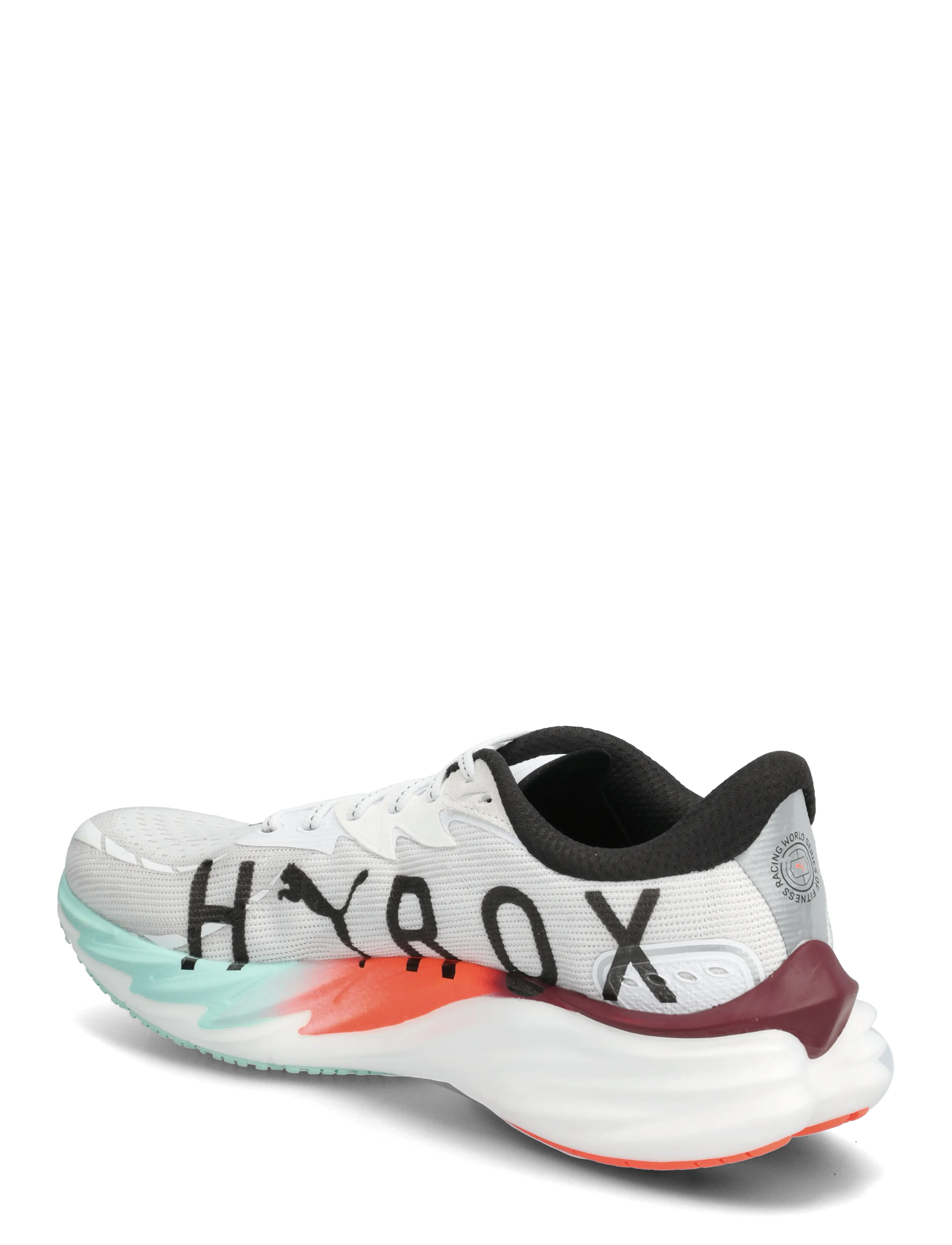 PUMA - Velocity NITRO 4 HYROX - puma white-mint melt-glowing red - 2