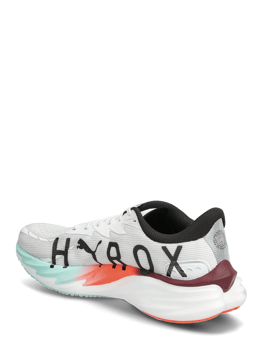 PUMA - Velocity NITRO 4 HYROX - puma white-mint melt-glowing red - 2