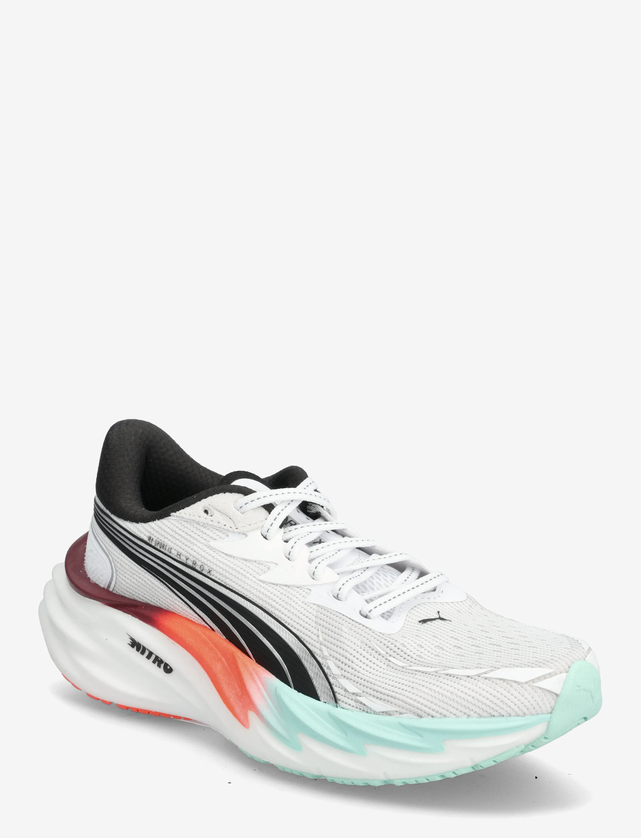 PUMA - Velocity NITRO 4 HYROX Wns - puma white-mint melt-glowing red - 0