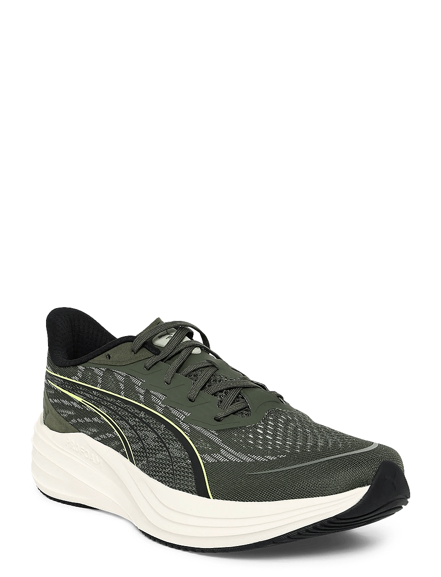 PUMA - Darter Pro 2 - laufschuhe - moss veil-soft grass-warm white-puma black-lime squeeze - 0