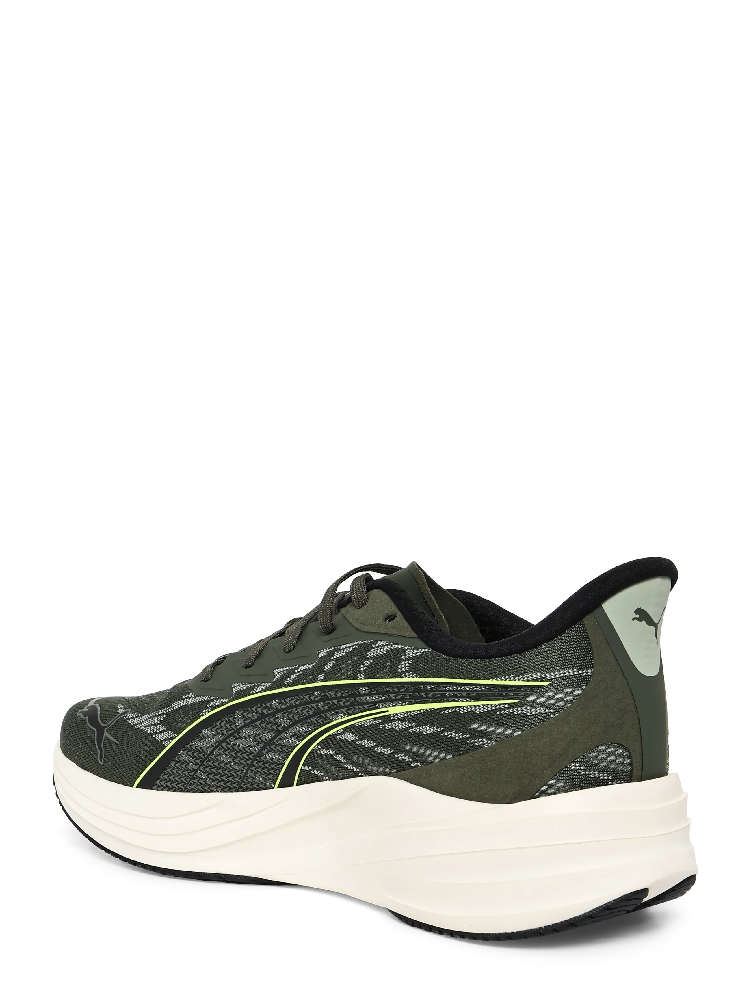 PUMA - Darter Pro 2 - laufschuhe - moss veil-soft grass-warm white-puma black-lime squeeze - 1