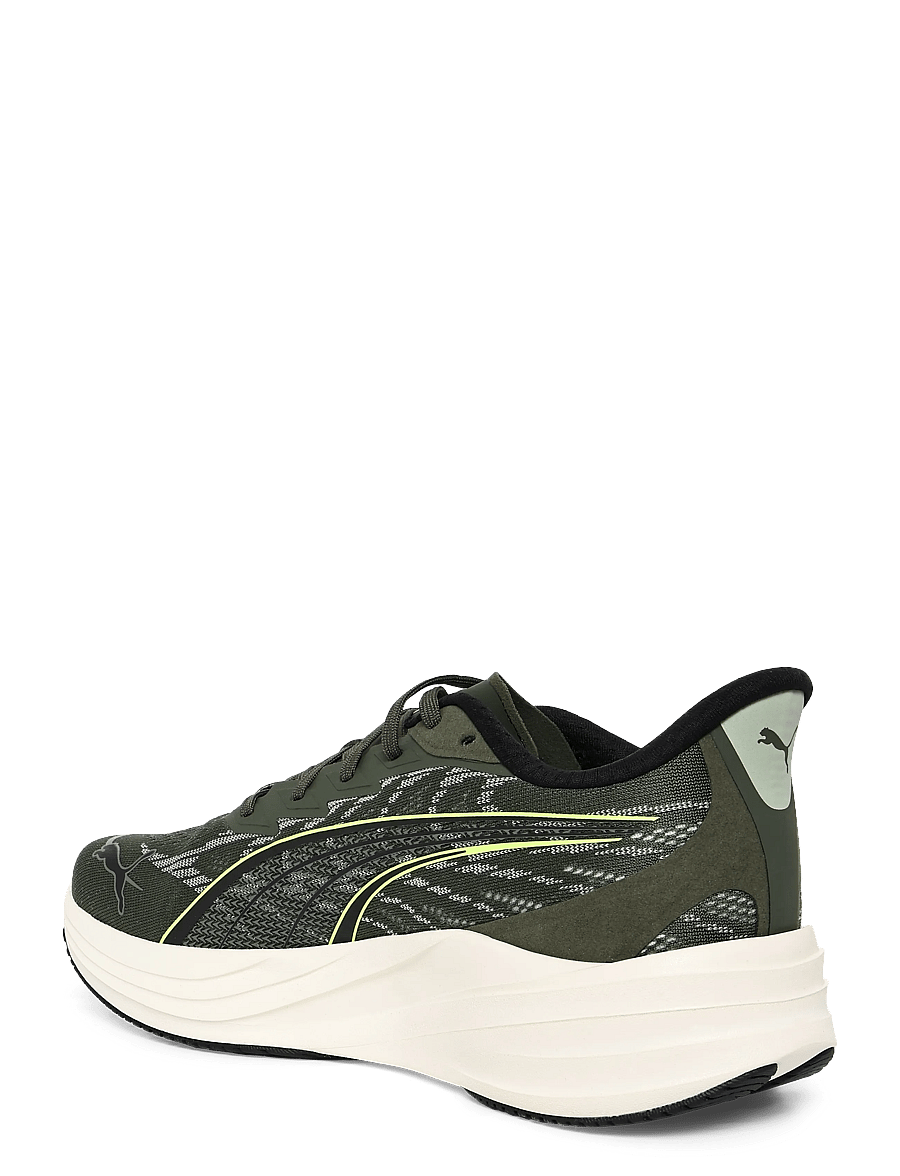 PUMA - Darter Pro 2 - laufschuhe - moss veil-soft grass-warm white-puma black-lime squeeze - 1