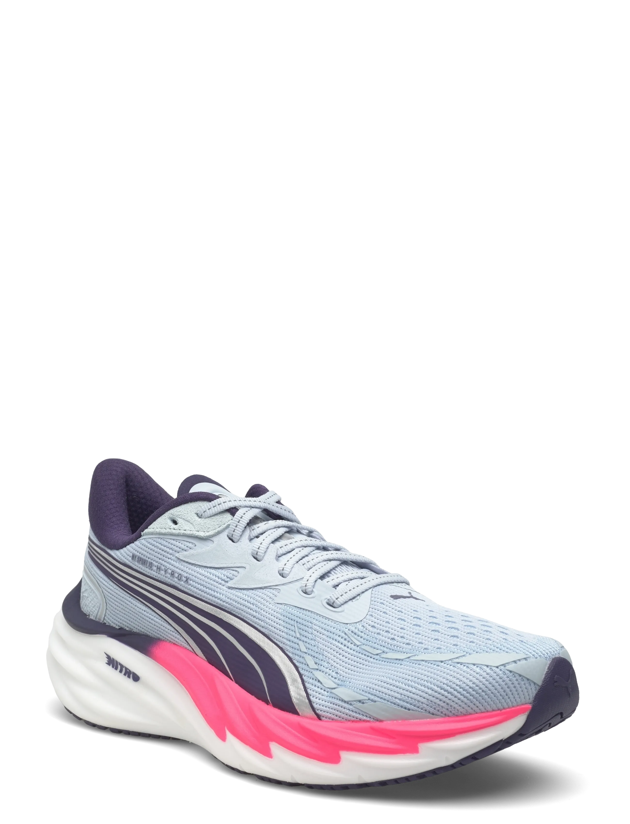 PUMA Velocity NITRO 4 PUMA X HYROX - Sko - LUCITE-PURE PINK-DEEP PLUM / multi