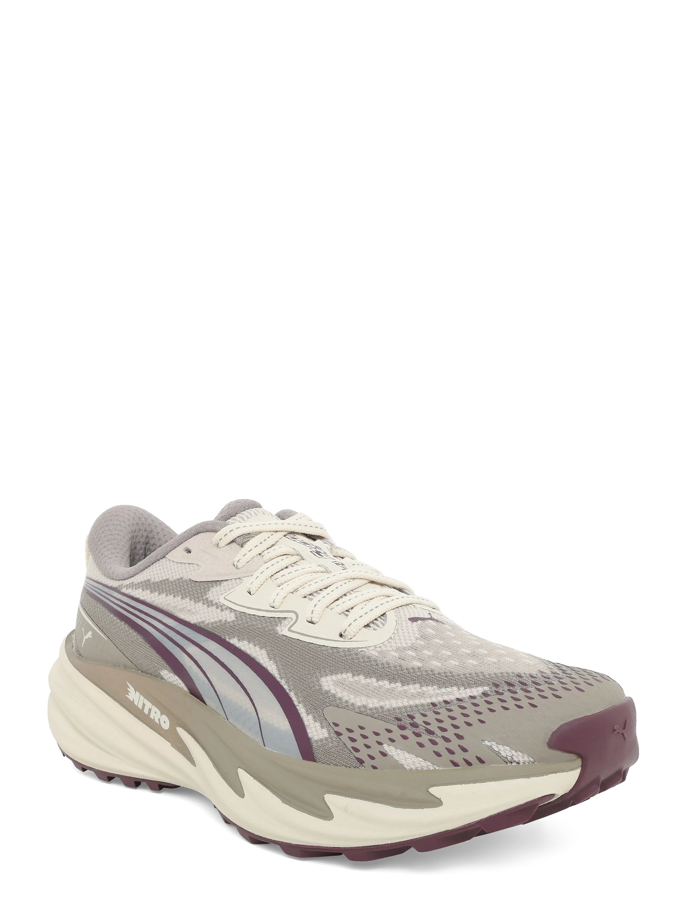 PUMA Velocity NITRO Trail Wns - Bestsellere Sport - SILVER FOG-RUBY NOIR-MOUSE GRAY / silver