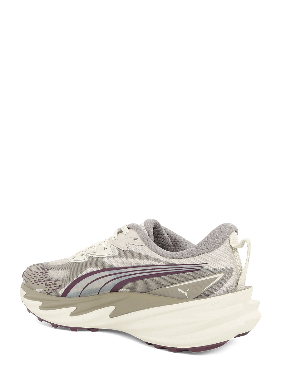 PUMA - Velocity NITRO Trail Wns - jooksujalatsid - silver fog-ruby noir-mouse gray - 1