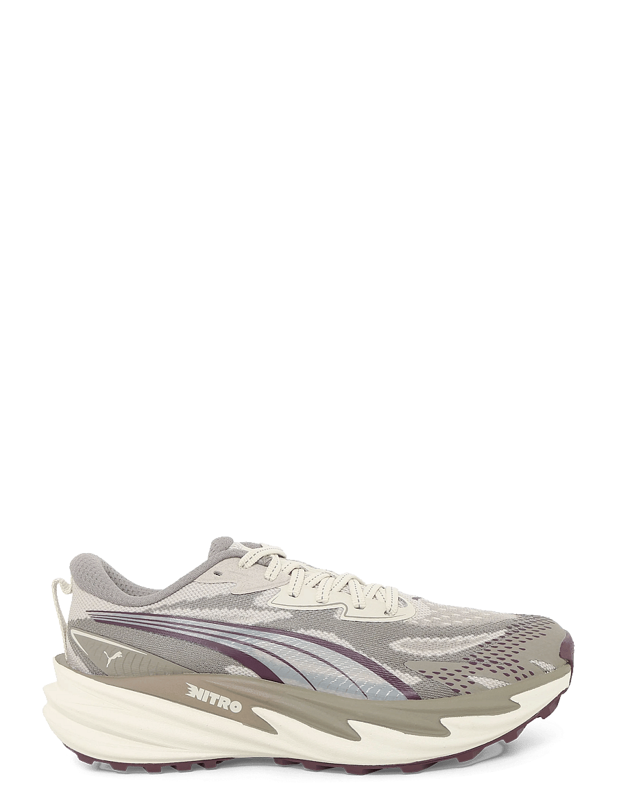 PUMA - Velocity NITRO Trail Wns - jooksujalatsid - silver fog-ruby noir-mouse gray - 2