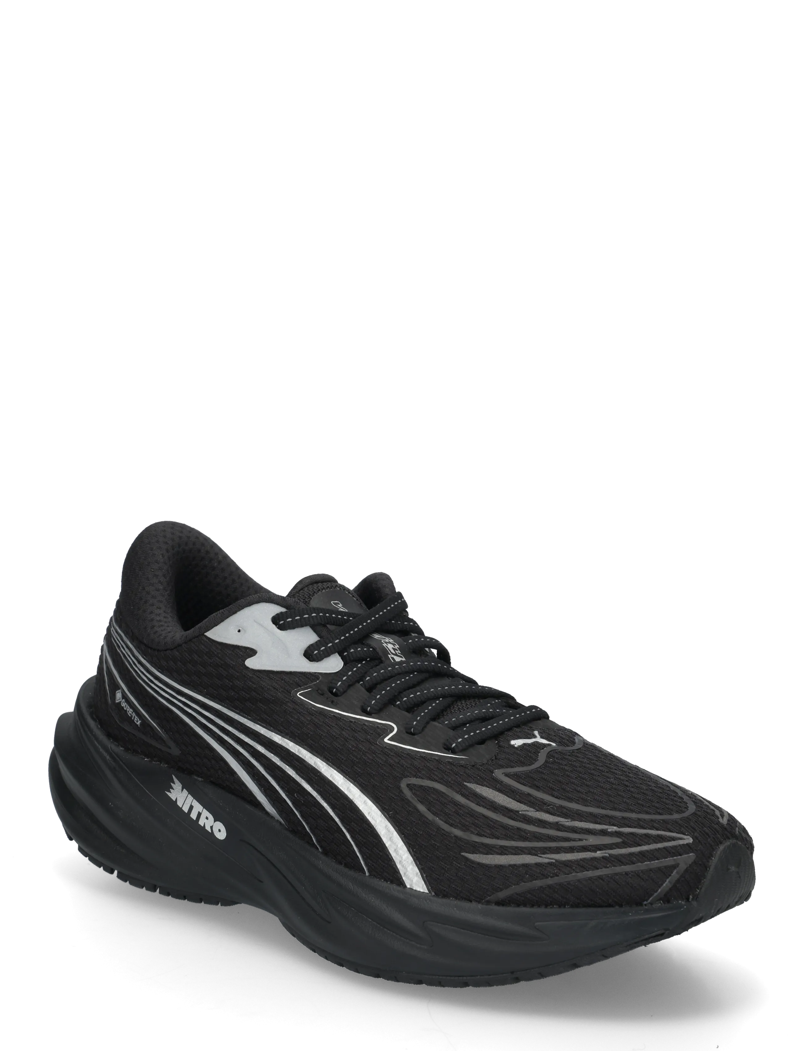 PUMA Velocity NITRO 5 GTX Wns - Laufschuhe - PUMA BLACK-PUMA SILVER / black