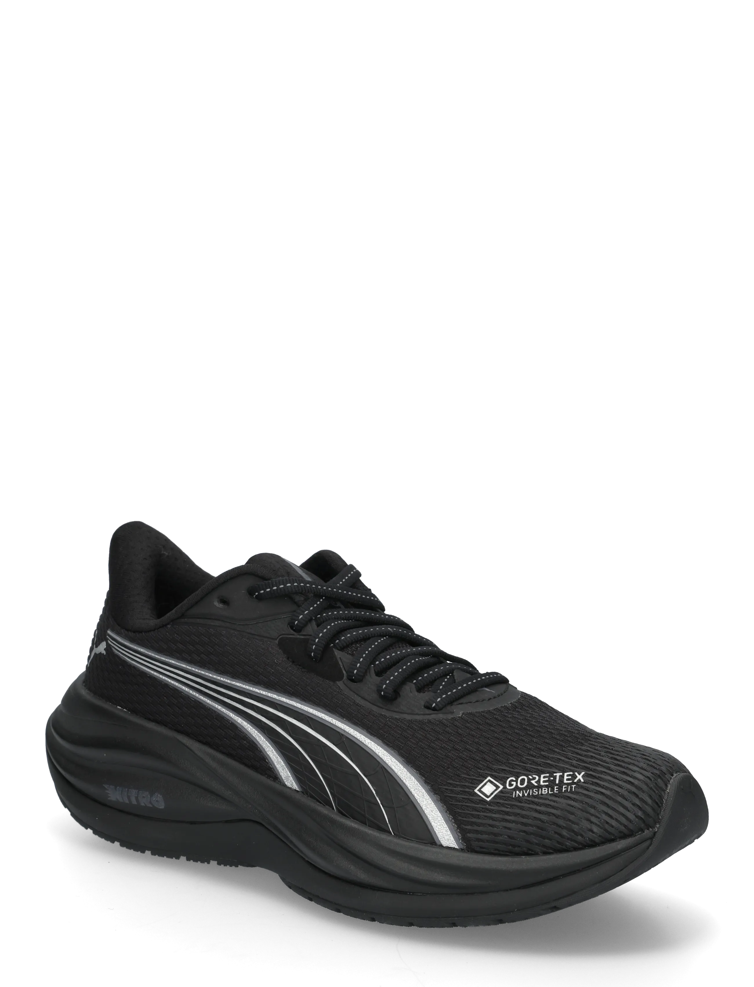 PUMA Electrify NITRO 5 GTX Wns - Laufschuhe - PUMA BLACK-PUMA SILVER / black