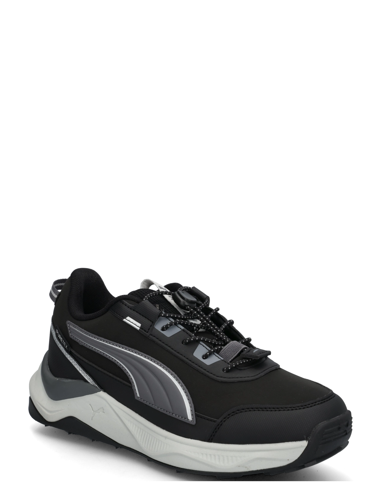 PUMA Evolve 2.0 Trail Puretex Lo Jr - Teens 35-44 - PUMA BLACK-MOODY GRAY-PUMA SILVER / black
