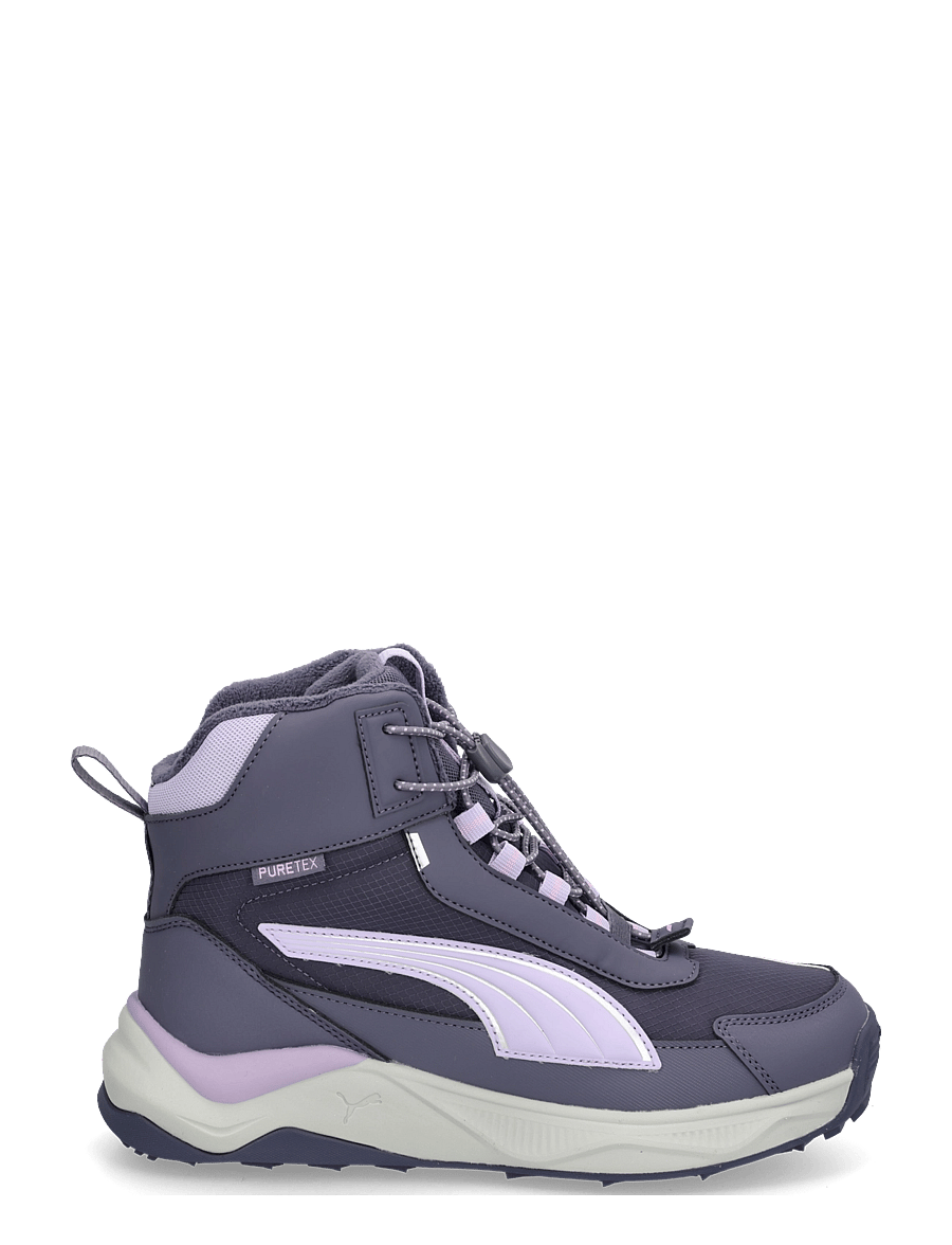 PUMA - Puma Evolve 2.0 Boot Puretex Jr - tøj - inky depths-light lavender-puma silver - 2