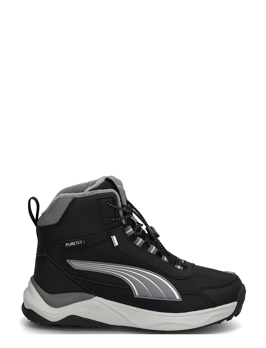 PUMA - Puma Evolve 2.0 Boot Puretex Jr - vinterstøvler - puma black-slate sky-puma silver - 2