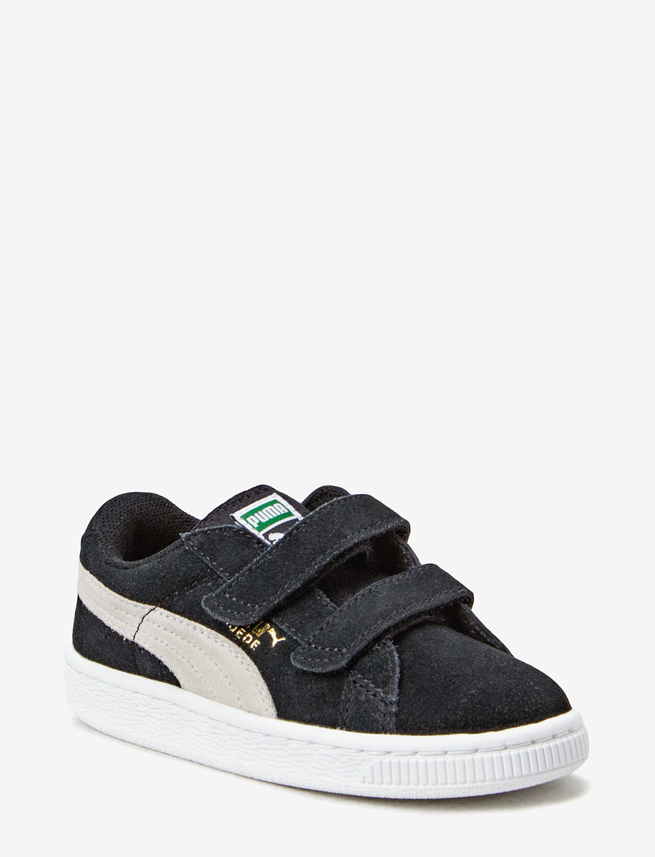 PUMA - Suede 2 straps Inf - black-white - 0