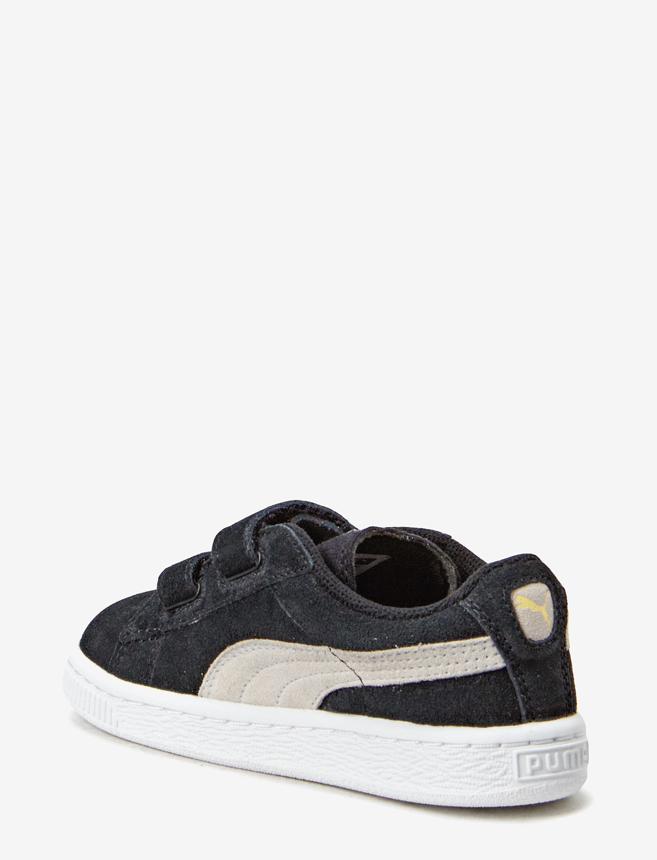 PUMA - Suede 2 straps Inf - black-white - 1