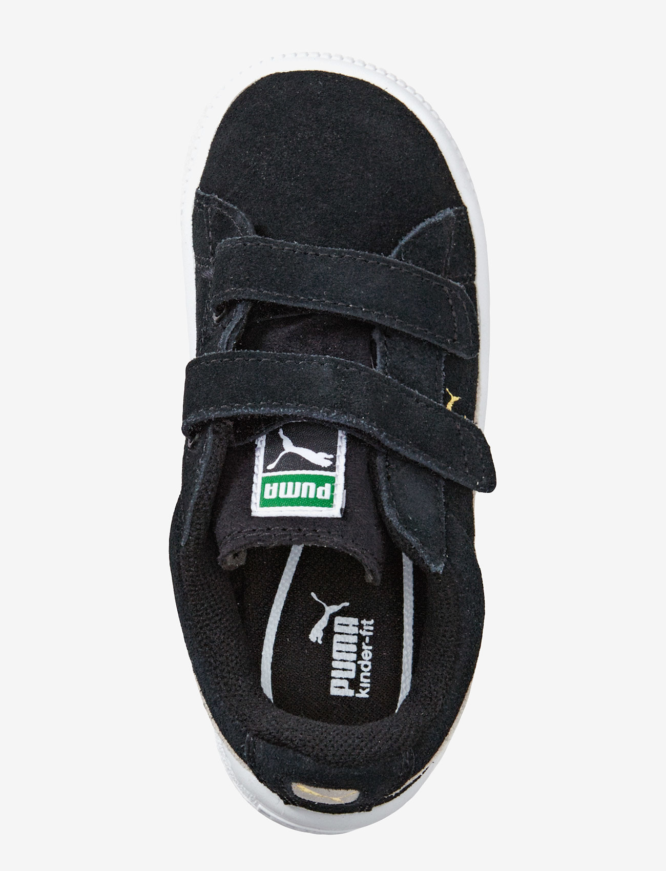 PUMA - Suede 2 straps Inf - black-white - 2