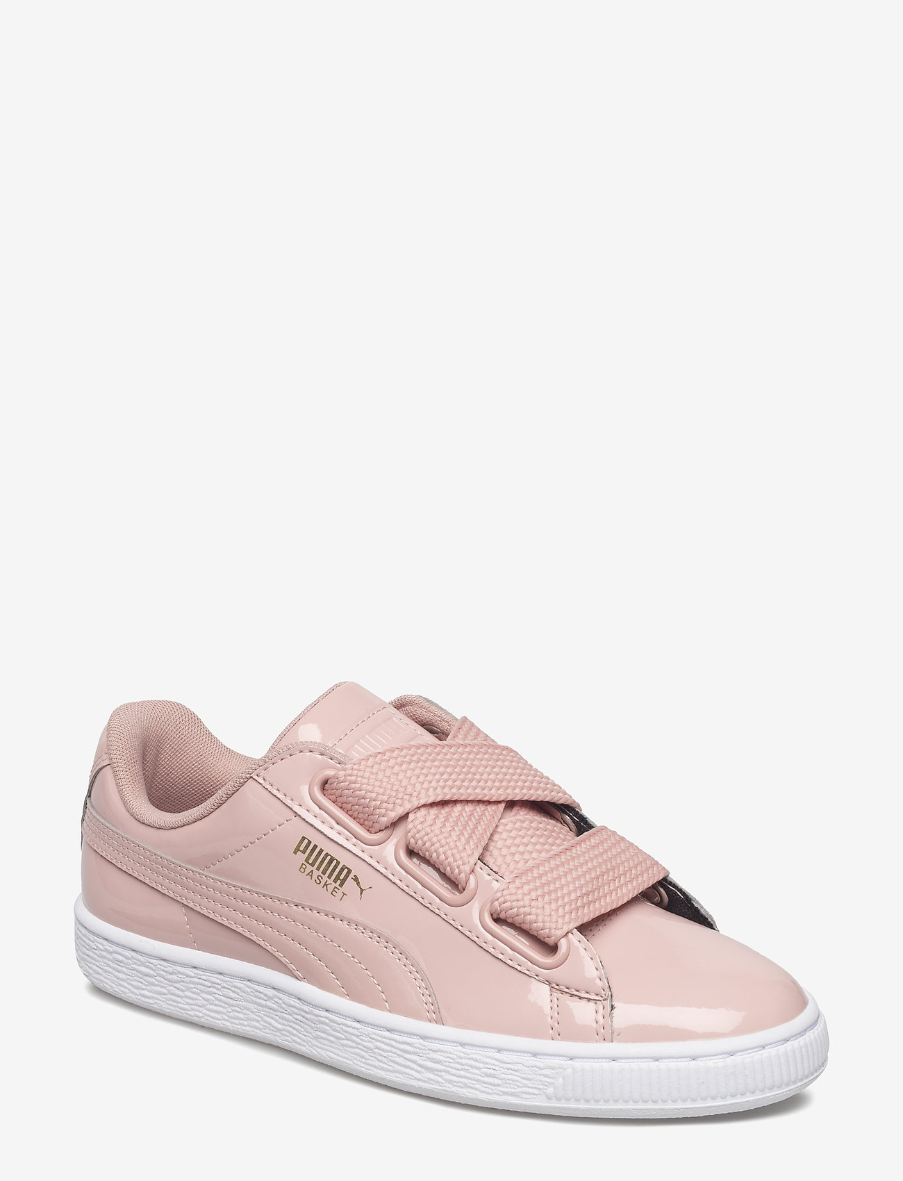 PUMA - Basket Heart Patent Wn's - peach beige-puma white - 0
