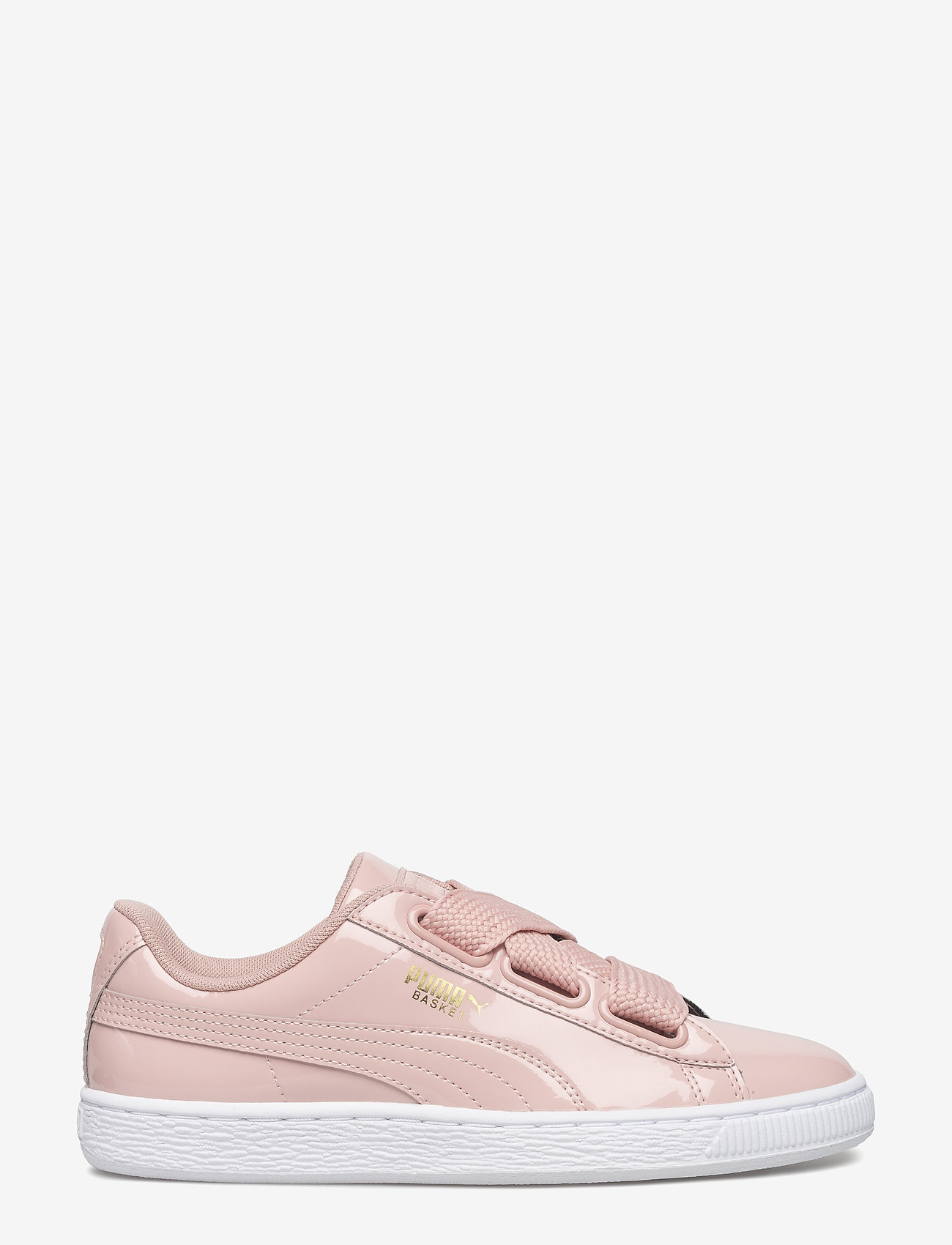 PUMA - Basket Heart Patent Wn's - peach beige-puma white - 1