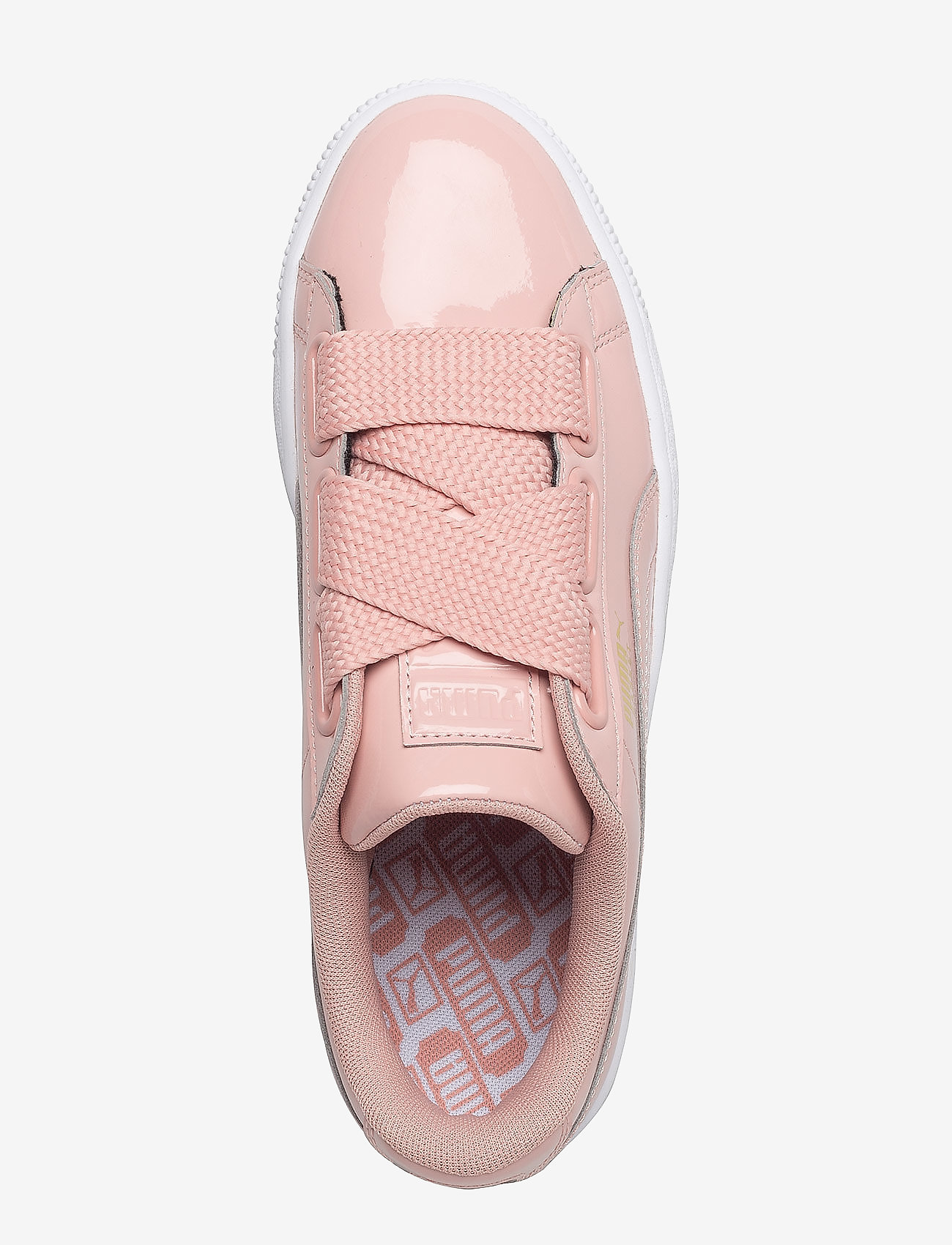 PUMA - Basket Heart Patent Wn's - peach beige-puma white - 3